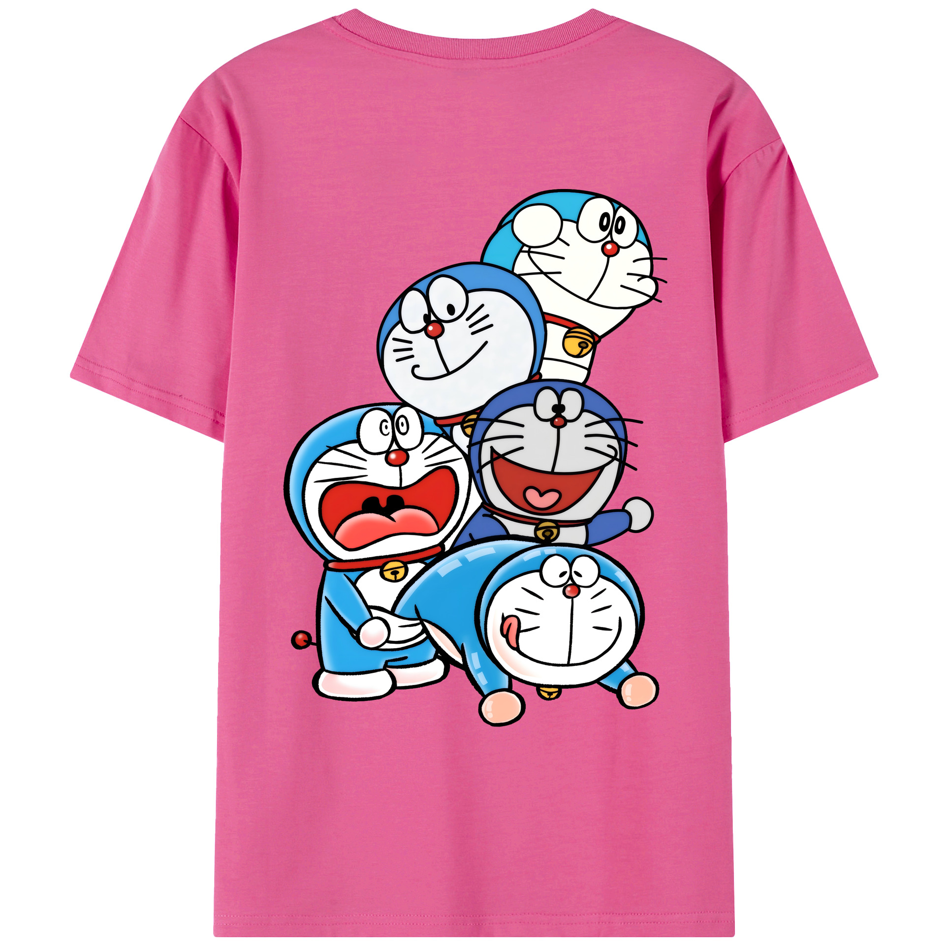 （画像用） ドラえもん Doraemon レディース半袖Tシャツ(バックプリント)