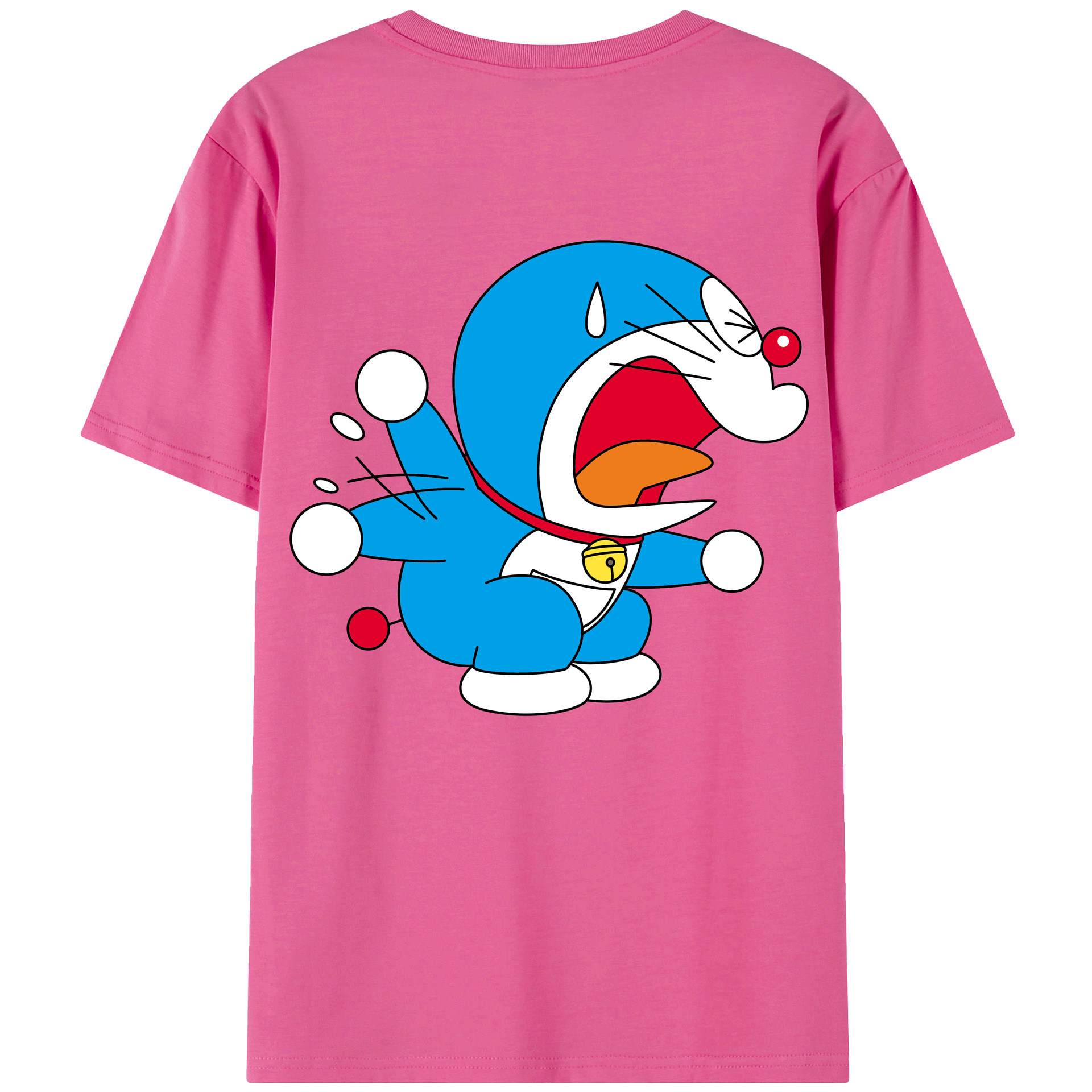 （画像用） ドラえもん Doraemon レディース半袖Tシャツ(バックプリント)
