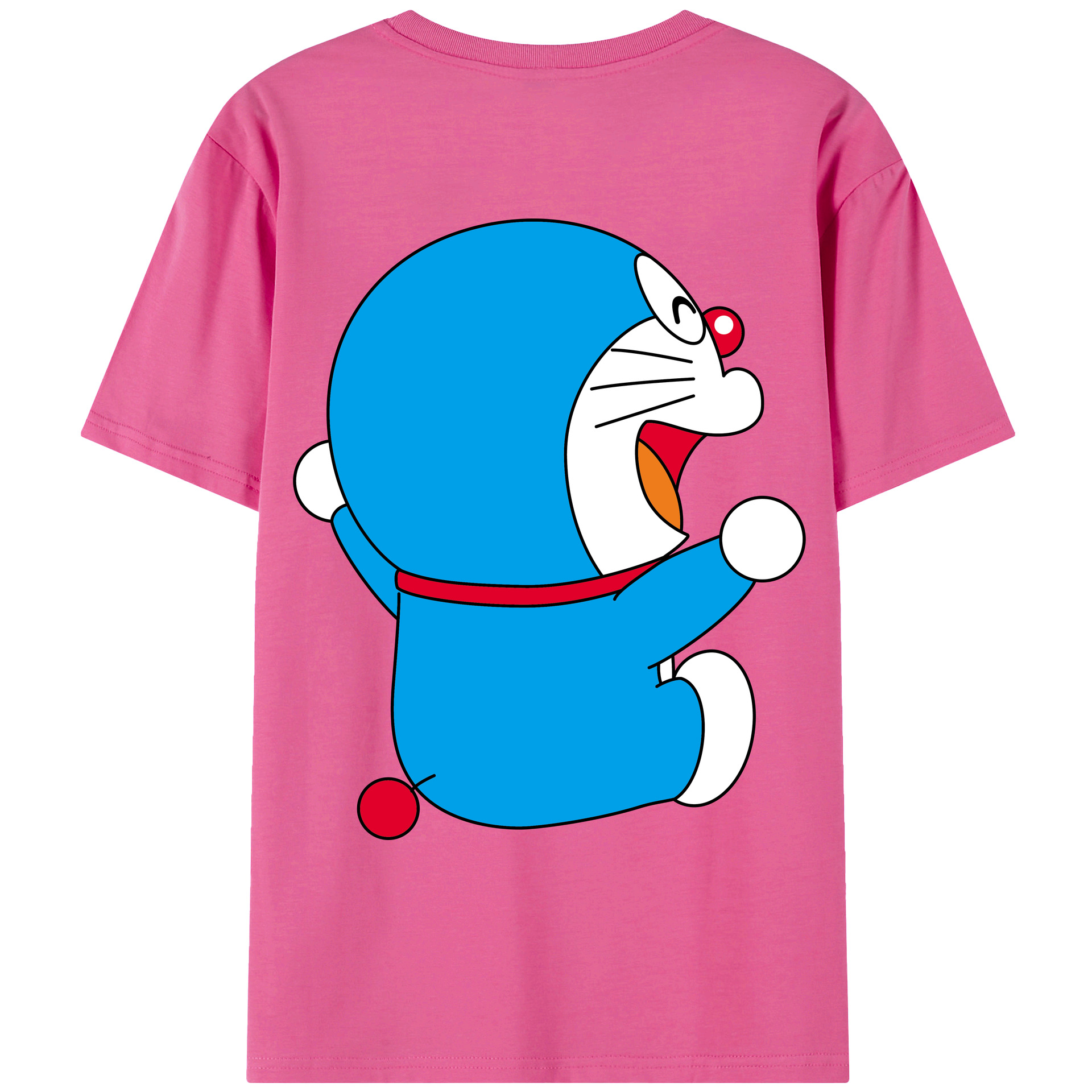 （画像用） ドラえもん Doraemon レディース半袖Tシャツ(バックプリント)