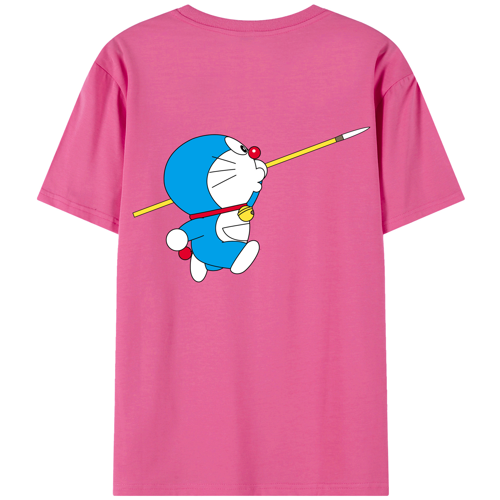 （画像用） ドラえもん Doraemon レディース半袖Tシャツ(バックプリント)