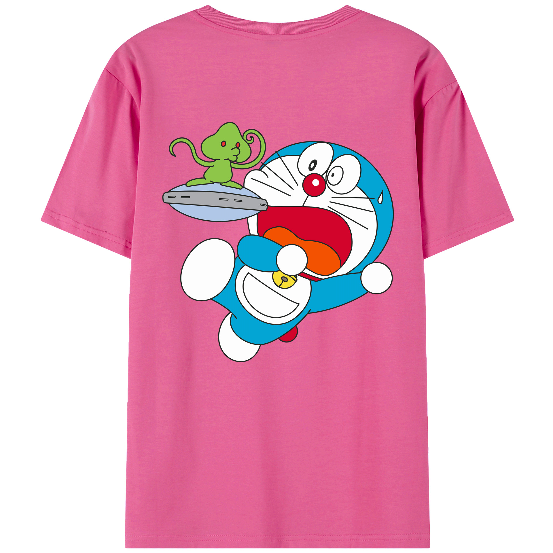 （画像用） ドラえもん Doraemon レディース半袖Tシャツ(バックプリント)