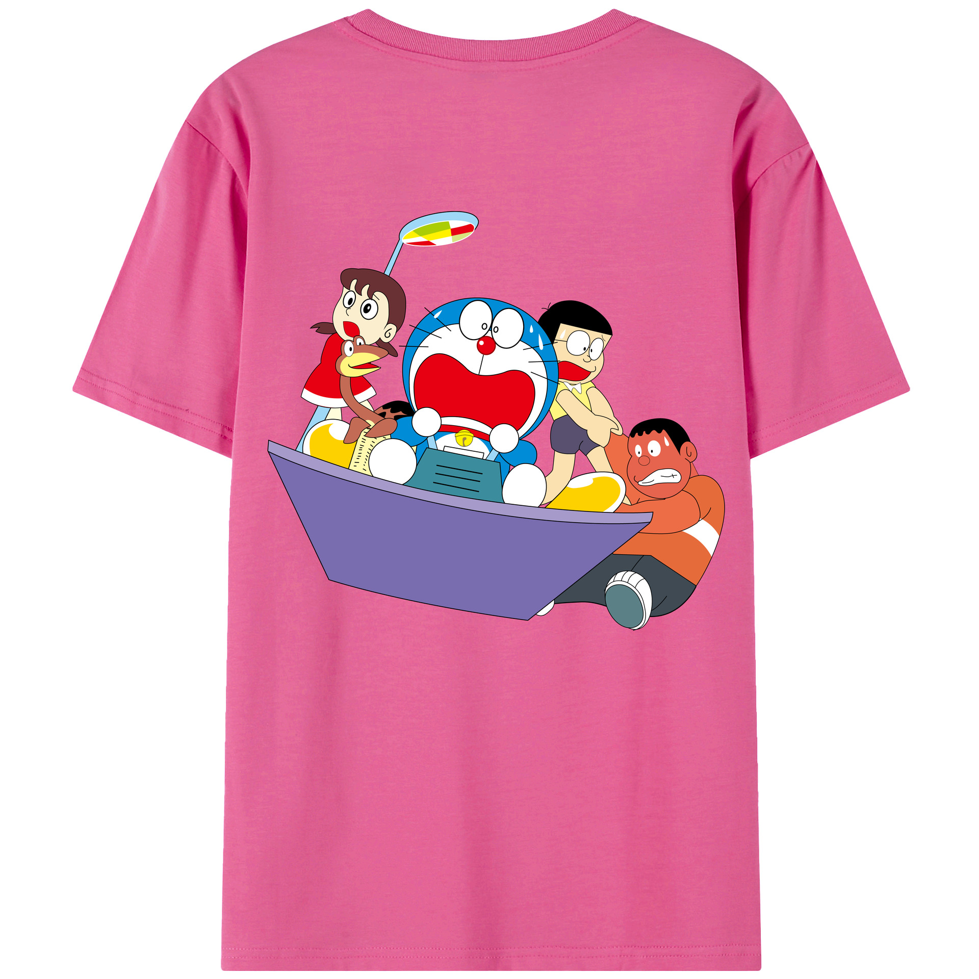 （画像用） ドラえもん Doraemon レディース半袖Tシャツ(バックプリント)