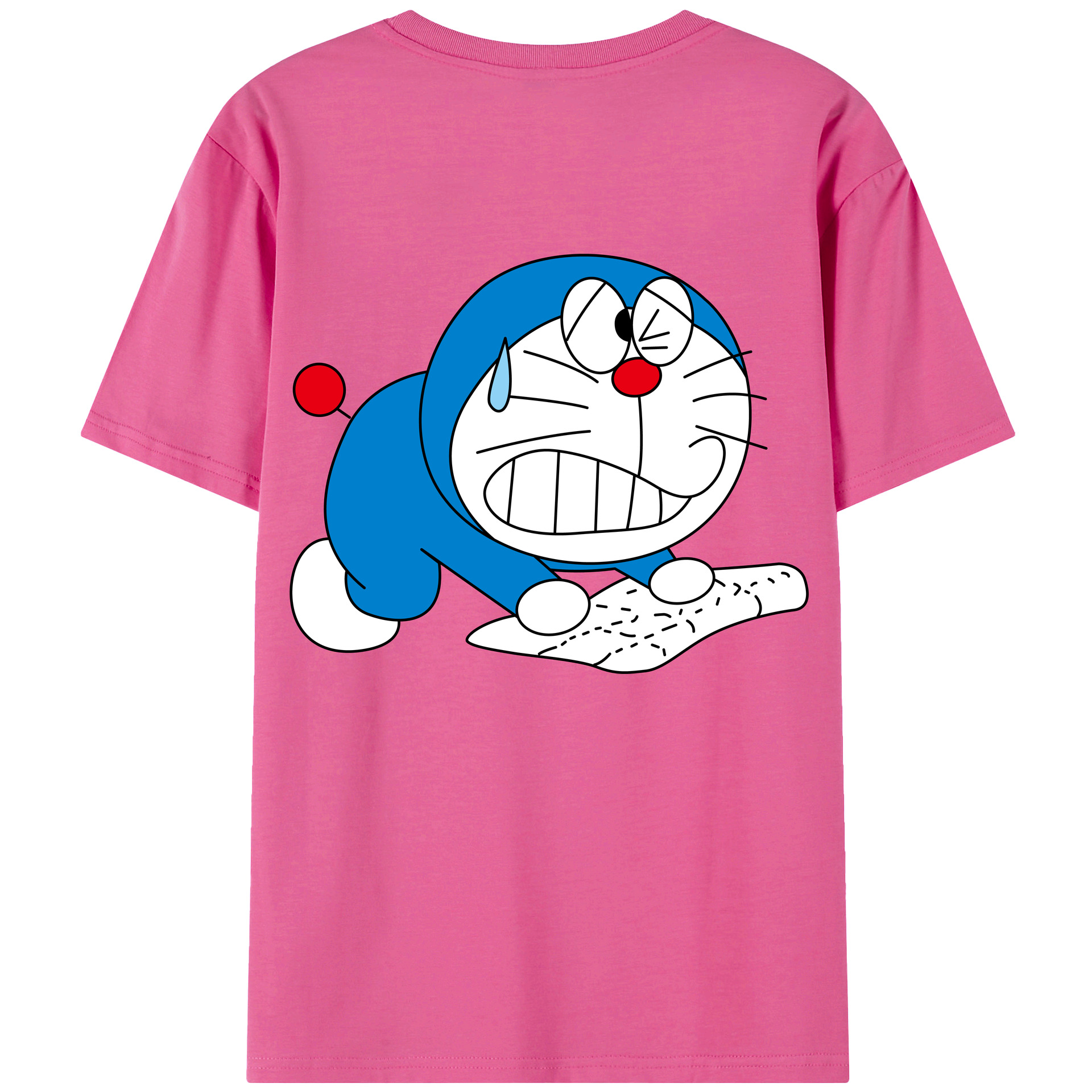 （画像用） ドラえもん Doraemon レディース半袖Tシャツ(バックプリント)