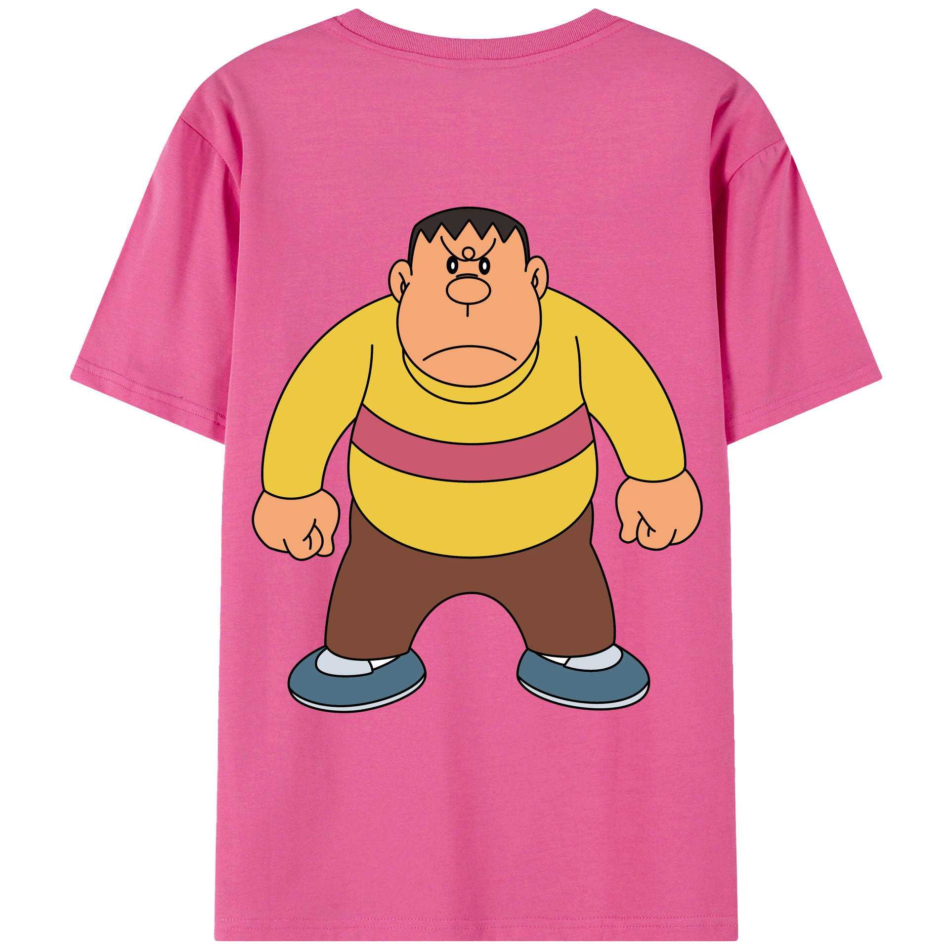 （画像用） ドラえもん 剛田武 Doraemon Gouta Takeshi レディース半袖Tシャツ(バックプリント)