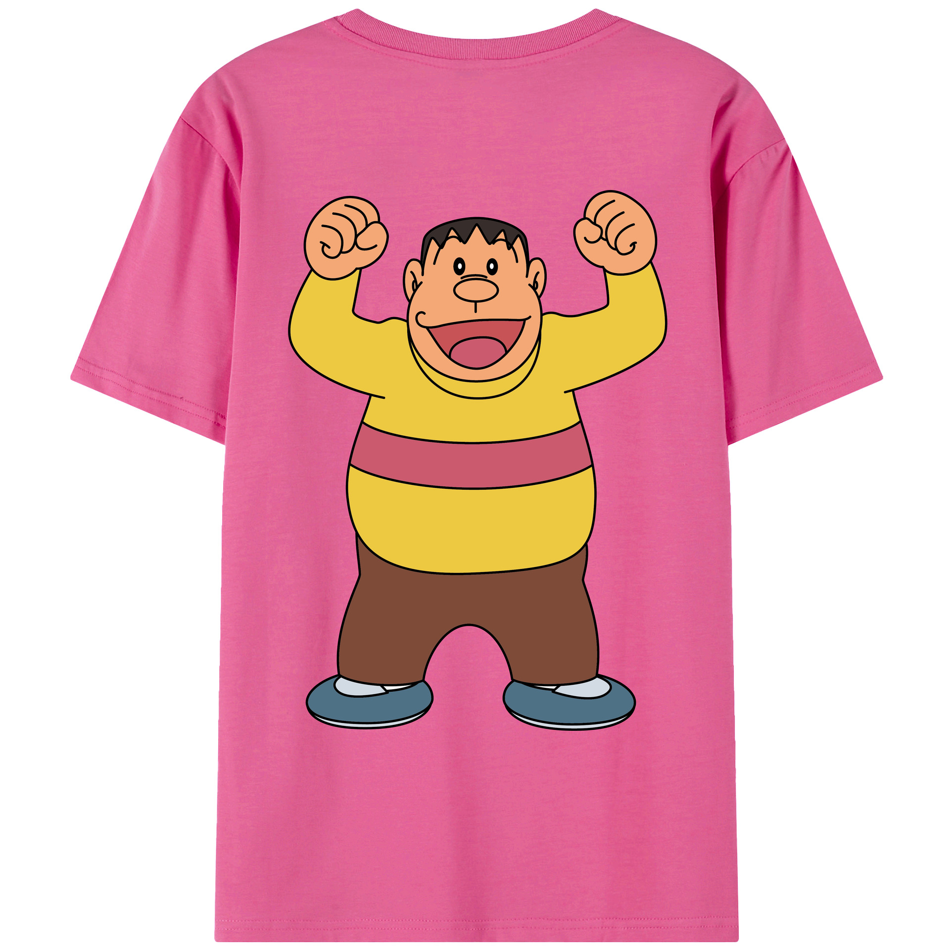 （画像用） ドラえもん 剛田武 Doraemon Gouta Takeshi レディース半袖Tシャツ(バックプリント)