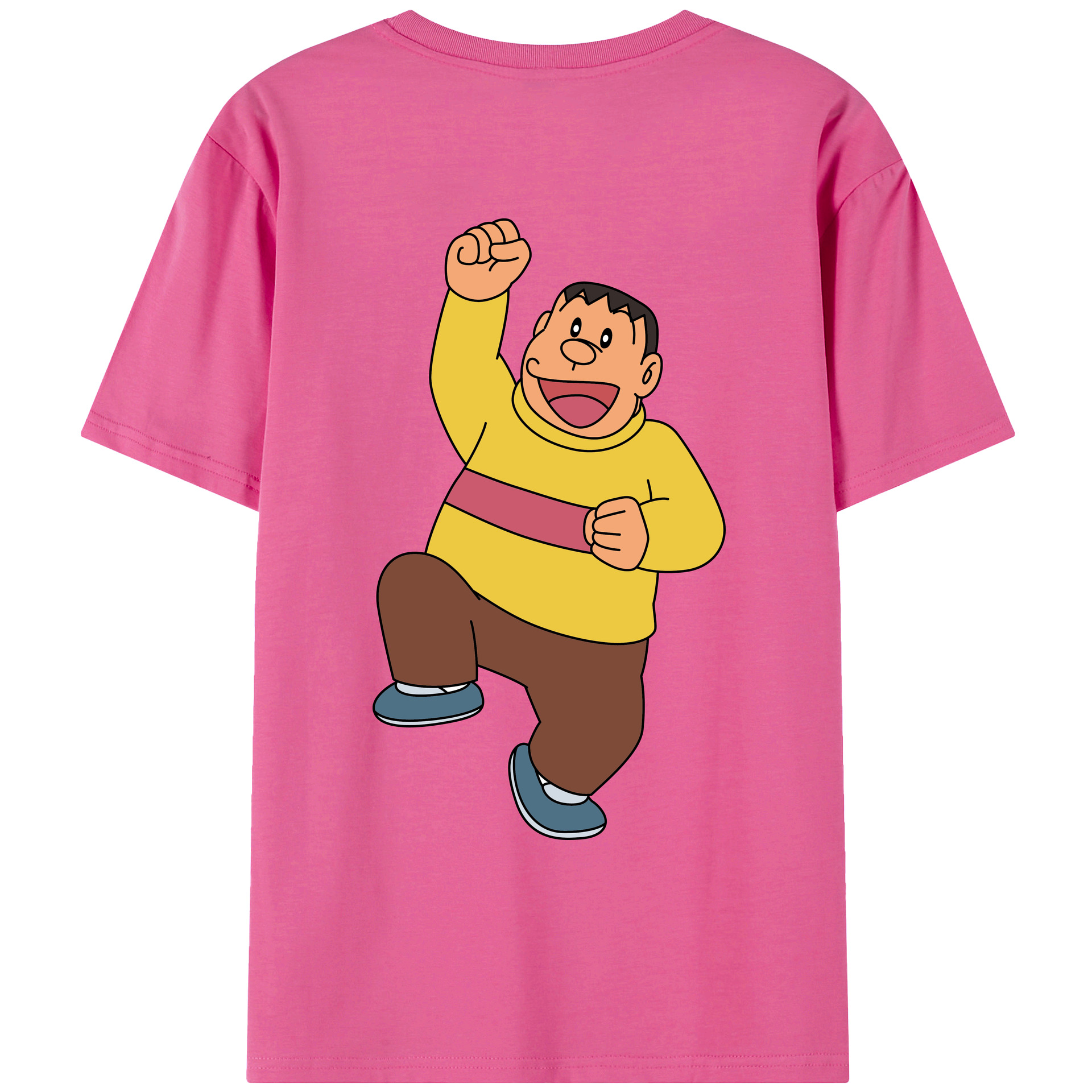 （画像用） ドラえもん 剛田武 Doraemon Gouta Takeshi レディース半袖Tシャツ(バックプリント)