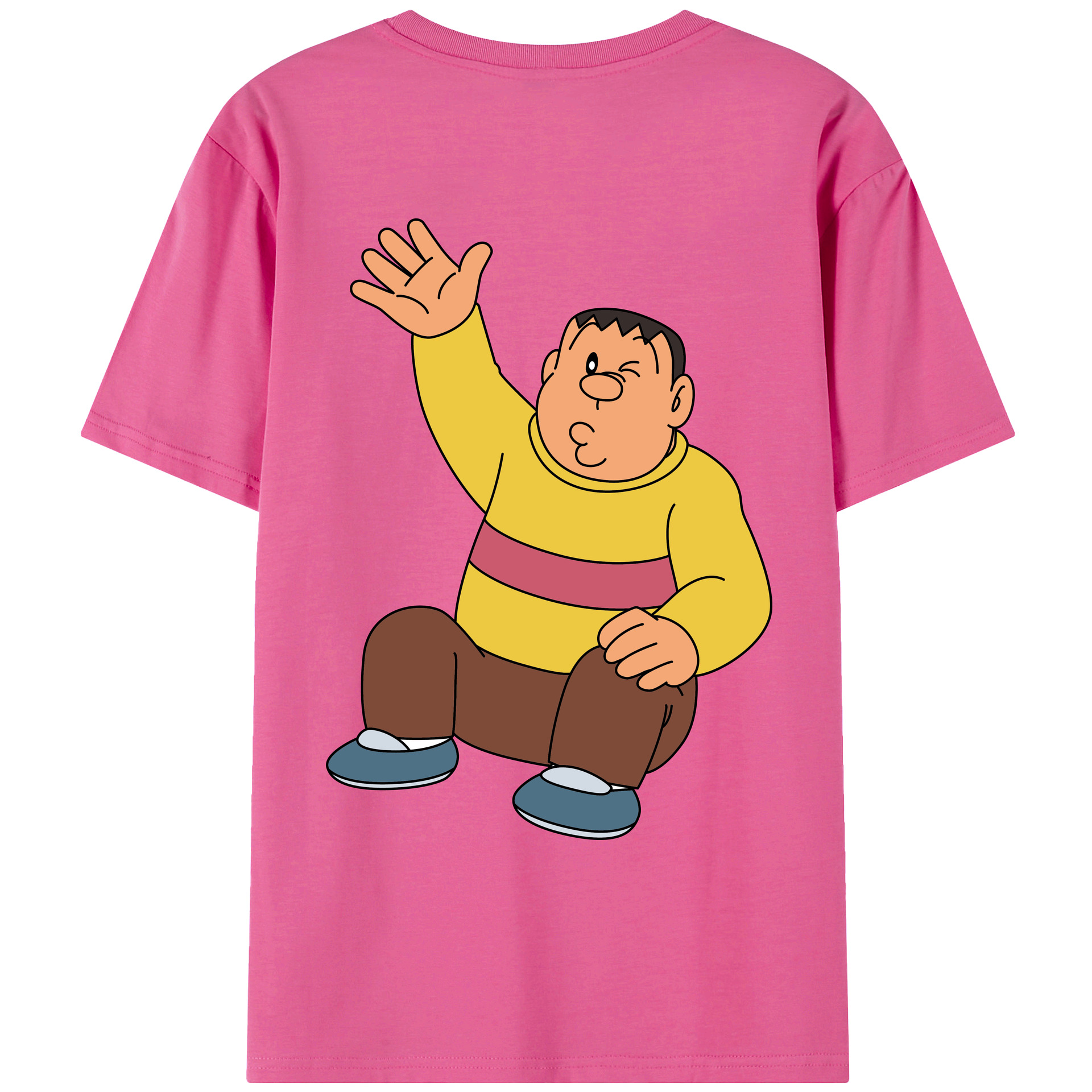 （画像用） ドラえもん 剛田武 Doraemon Gouta Takeshi レディース半袖Tシャツ(バックプリント)