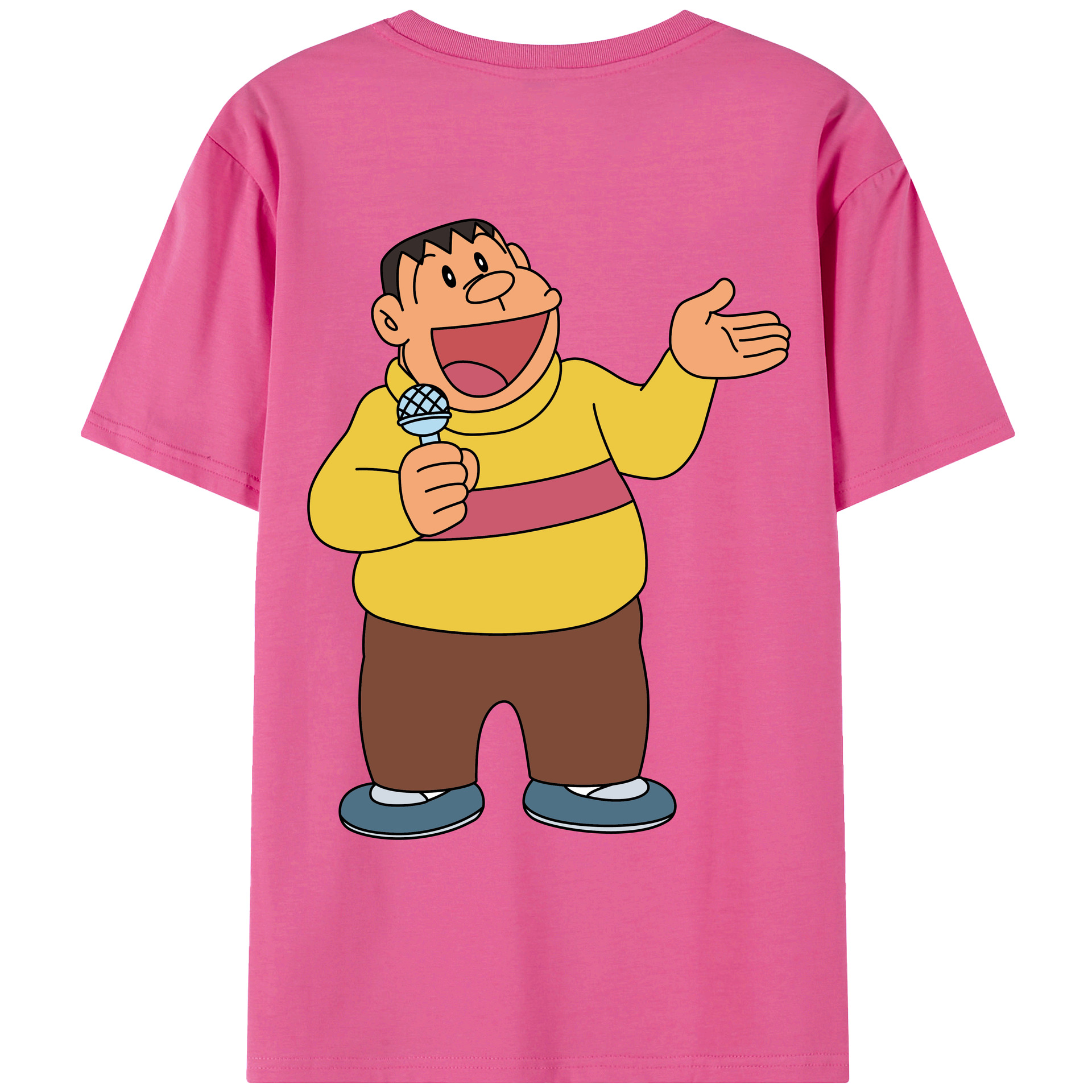 （画像用） ドラえもん 剛田武 Doraemon Gouta Takeshi レディース半袖Tシャツ(バックプリント)