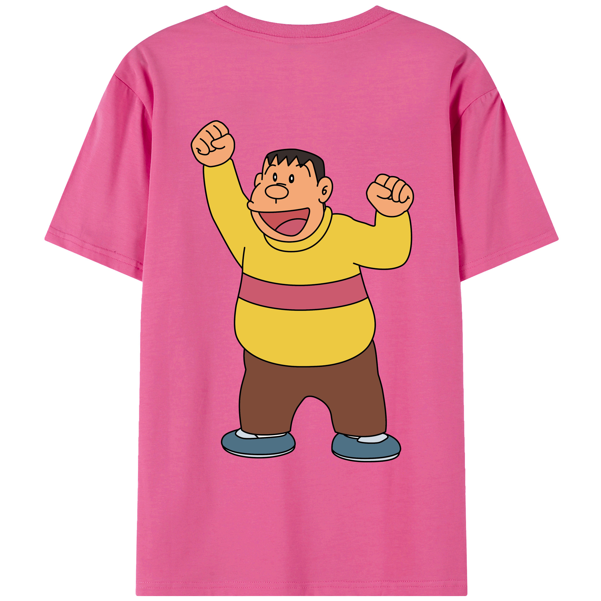 （画像用） ドラえもん 剛田武 Doraemon Gouta Takeshi レディース半袖Tシャツ(バックプリント)