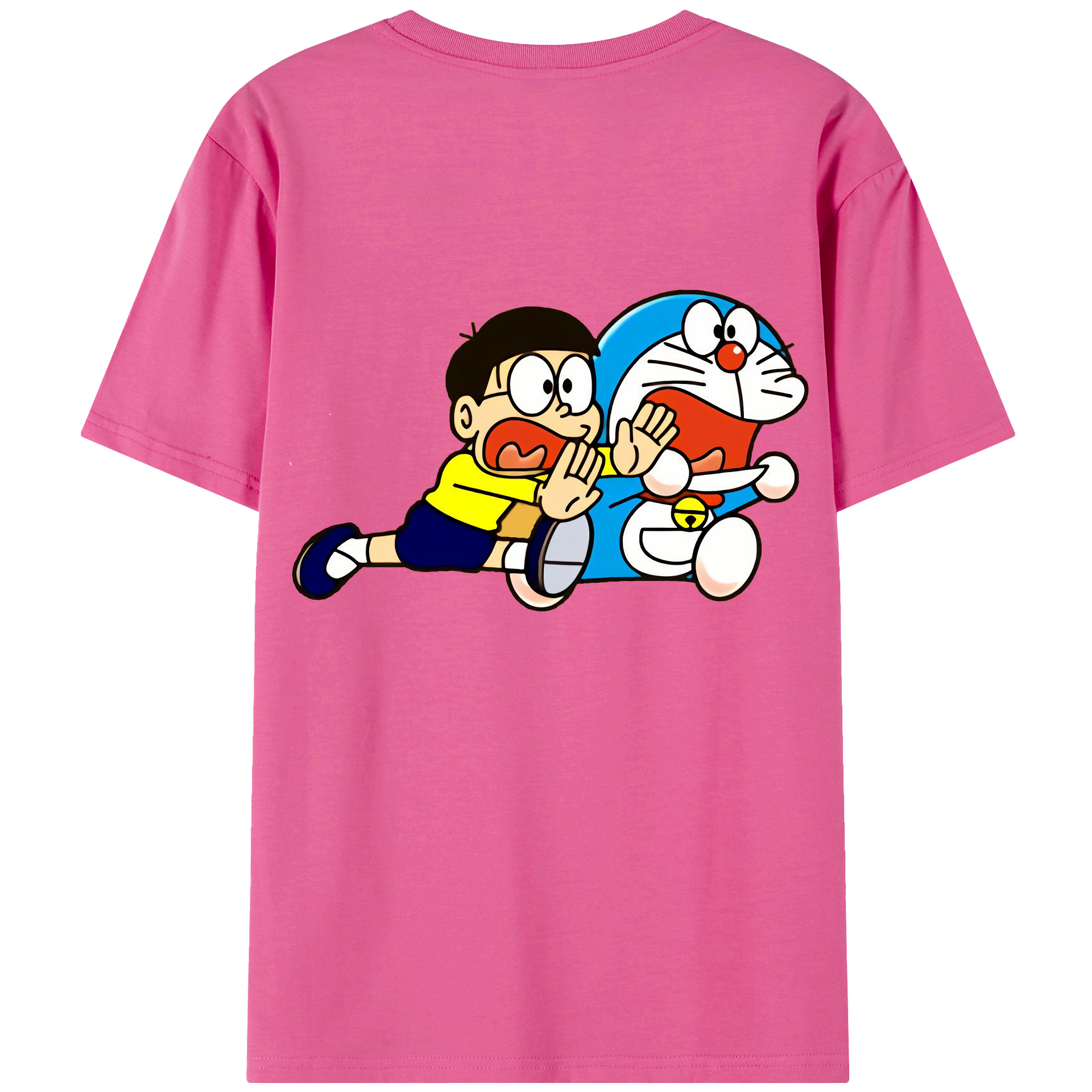 （画像用） ドラえもん Doraemon レディース半袖Tシャツ(バックプリント)