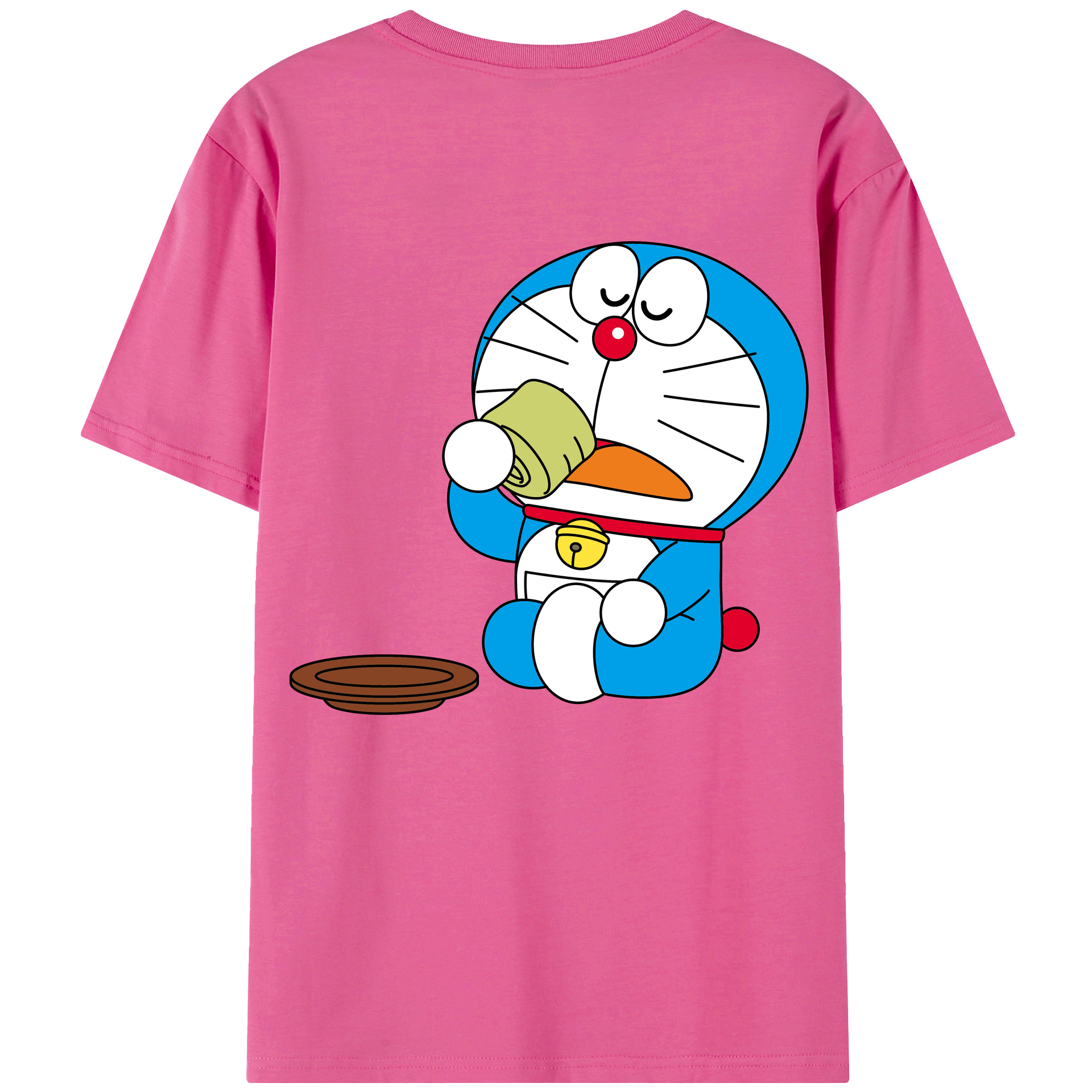 （画像用） ドラえもん Doraemon レディース半袖Tシャツ(バックプリント)