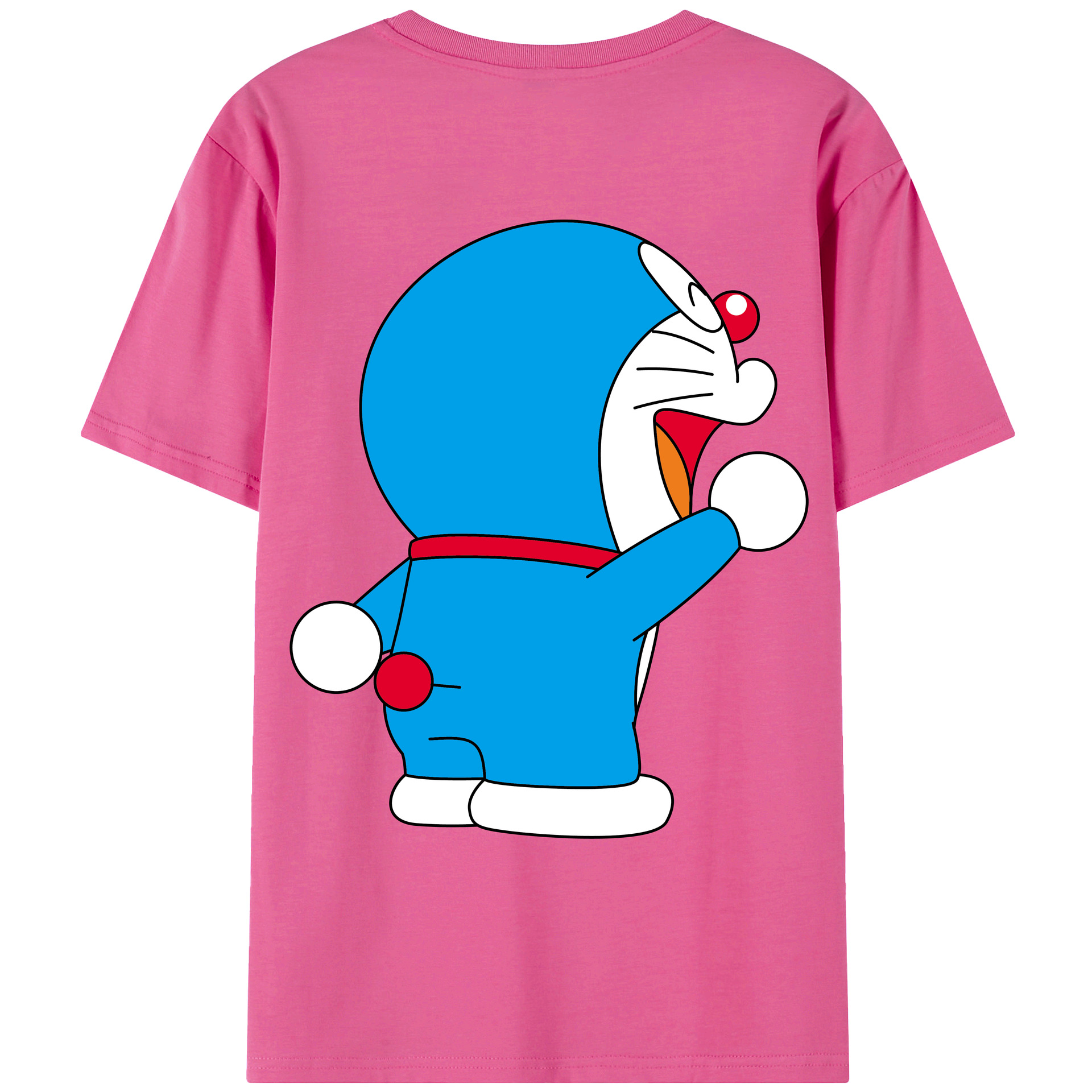 （画像用） ドラえもん Doraemon レディース半袖Tシャツ(バックプリント)