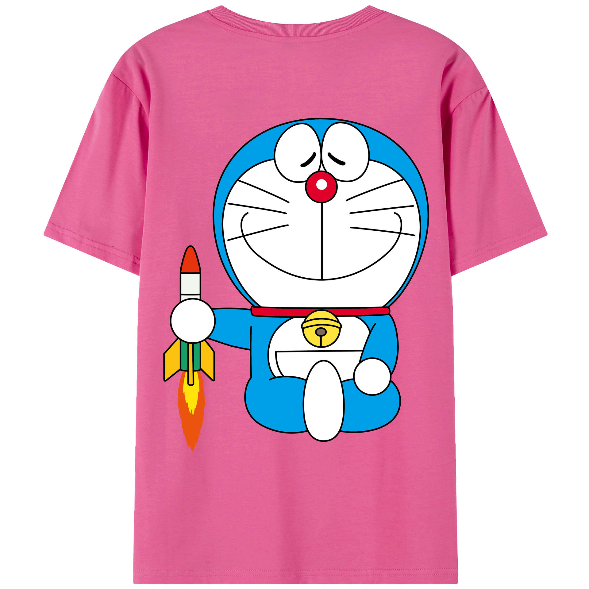 （画像用） ドラえもん Doraemon レディース半袖Tシャツ(バックプリント)