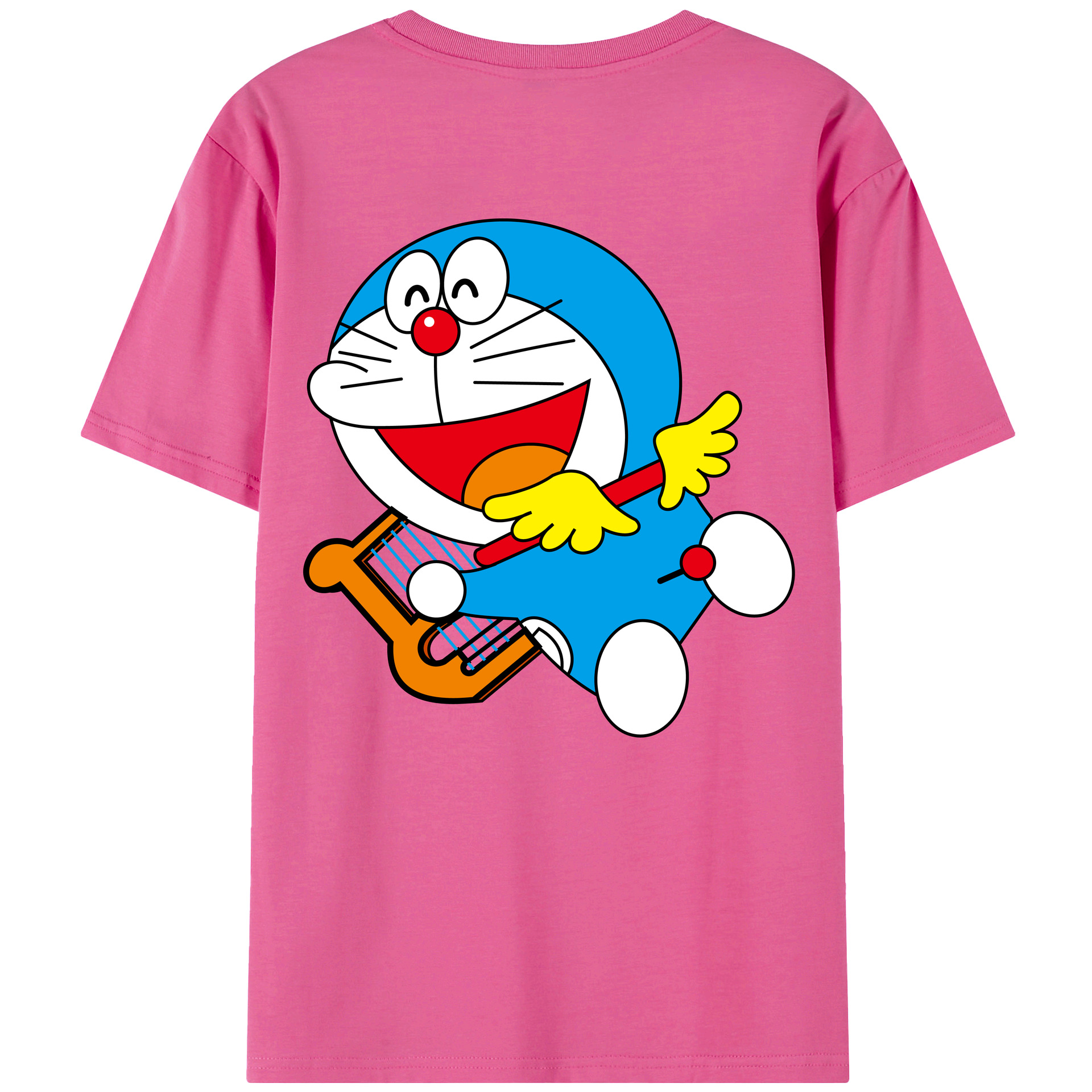 （画像用） ドラえもん Doraemon レディース半袖Tシャツ(バックプリント)