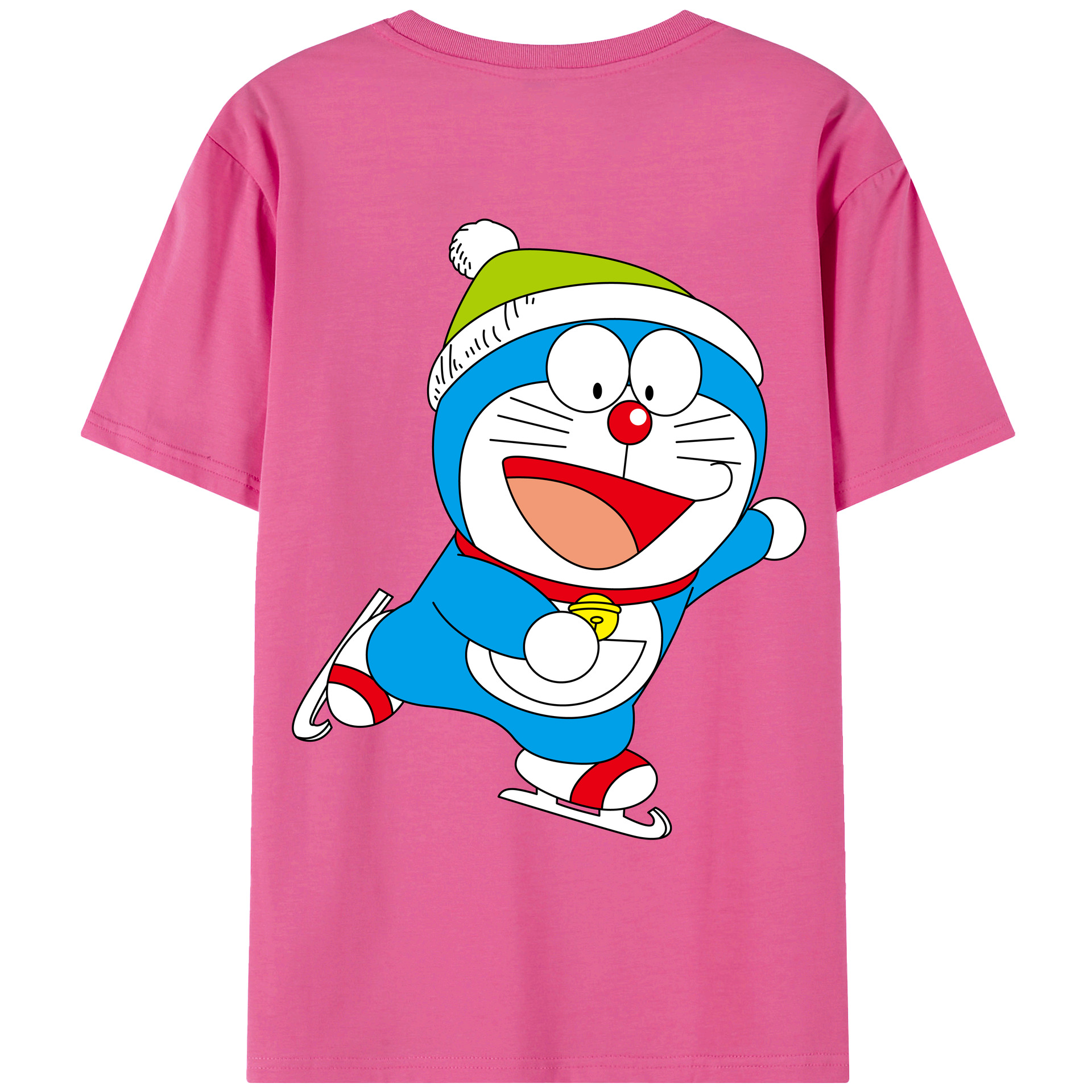 （画像用） ドラえもん Doraemon レディース半袖Tシャツ(バックプリント)