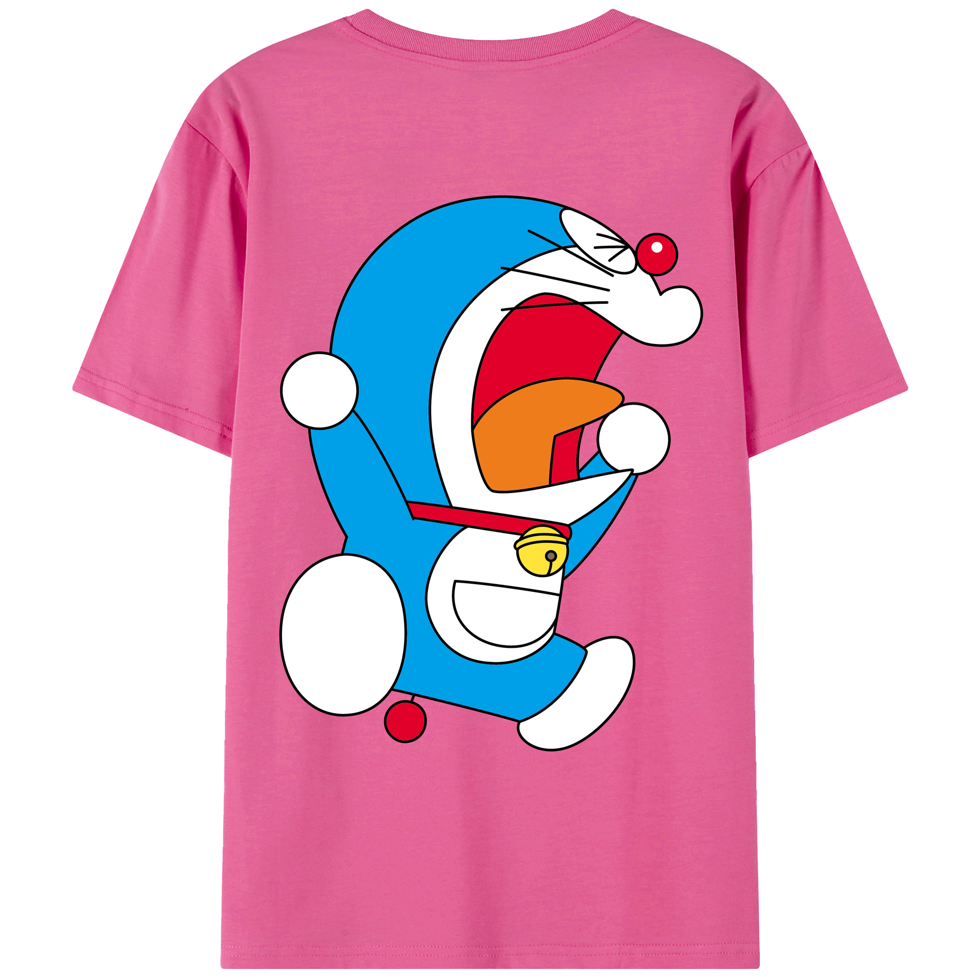 （画像用） ドラえもん Doraemon レディース半袖Tシャツ(バックプリント)