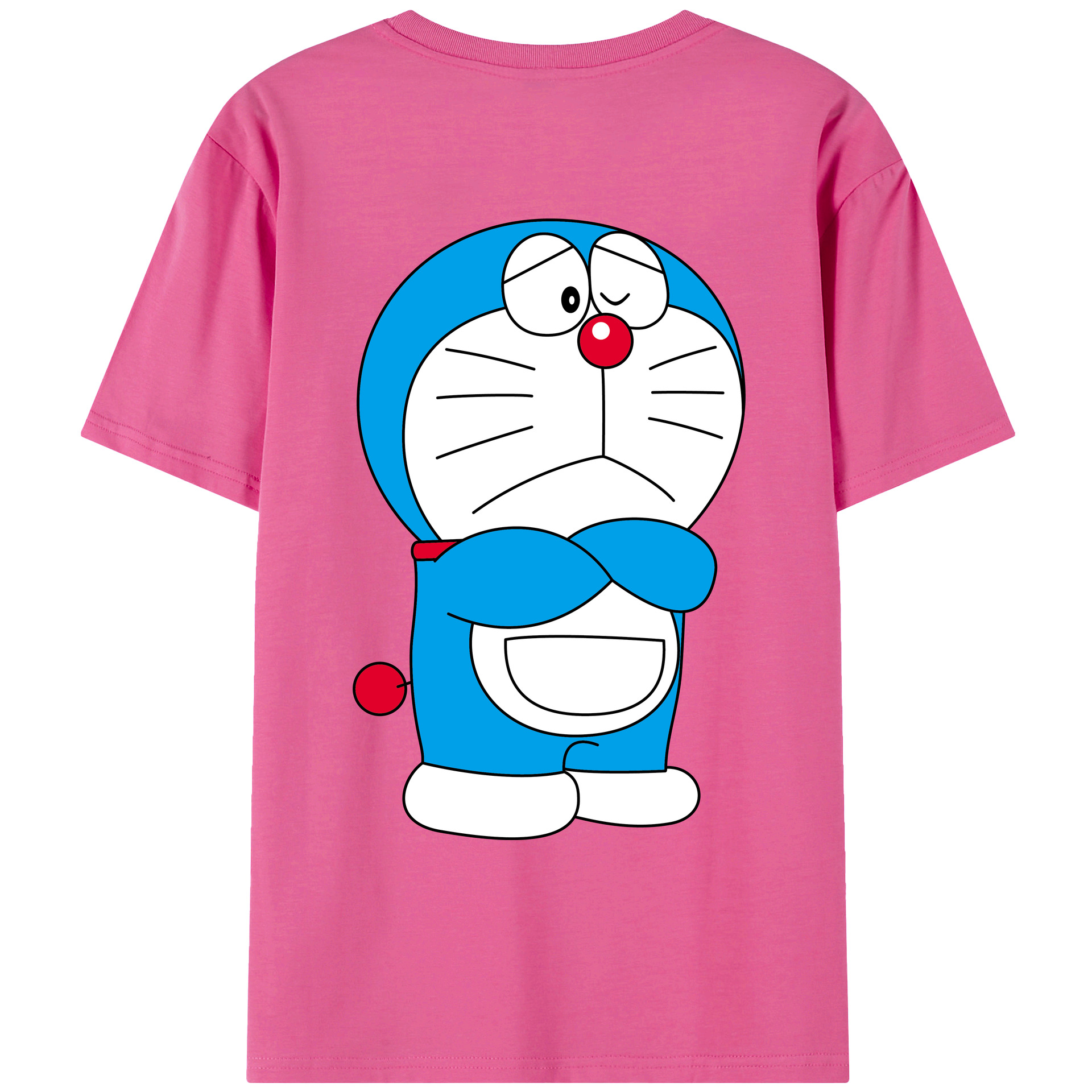 （画像用） ドラえもん Doraemon レディース半袖Tシャツ(バックプリント)