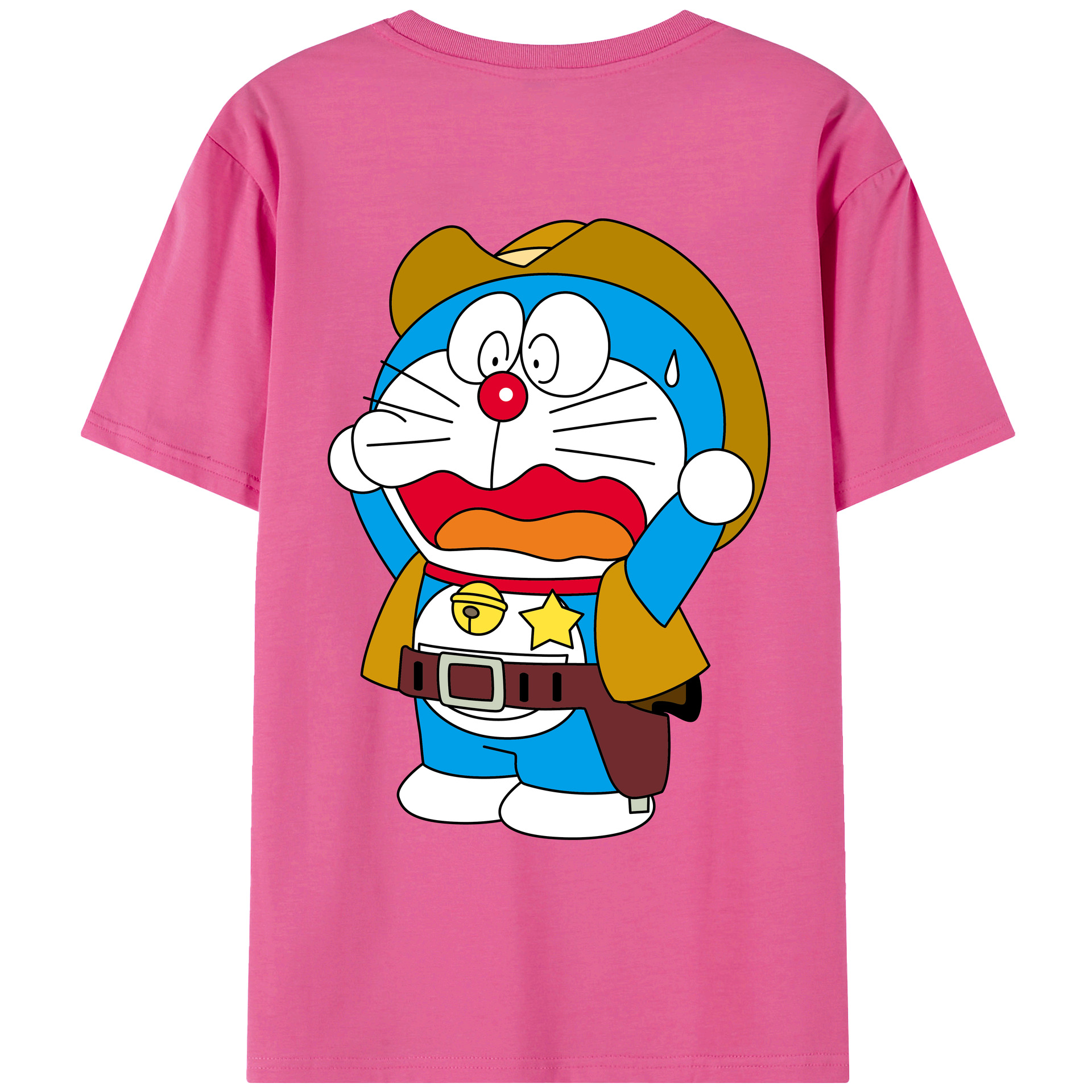 （画像用） ドラえもん Doraemon レディース半袖Tシャツ(バックプリント)