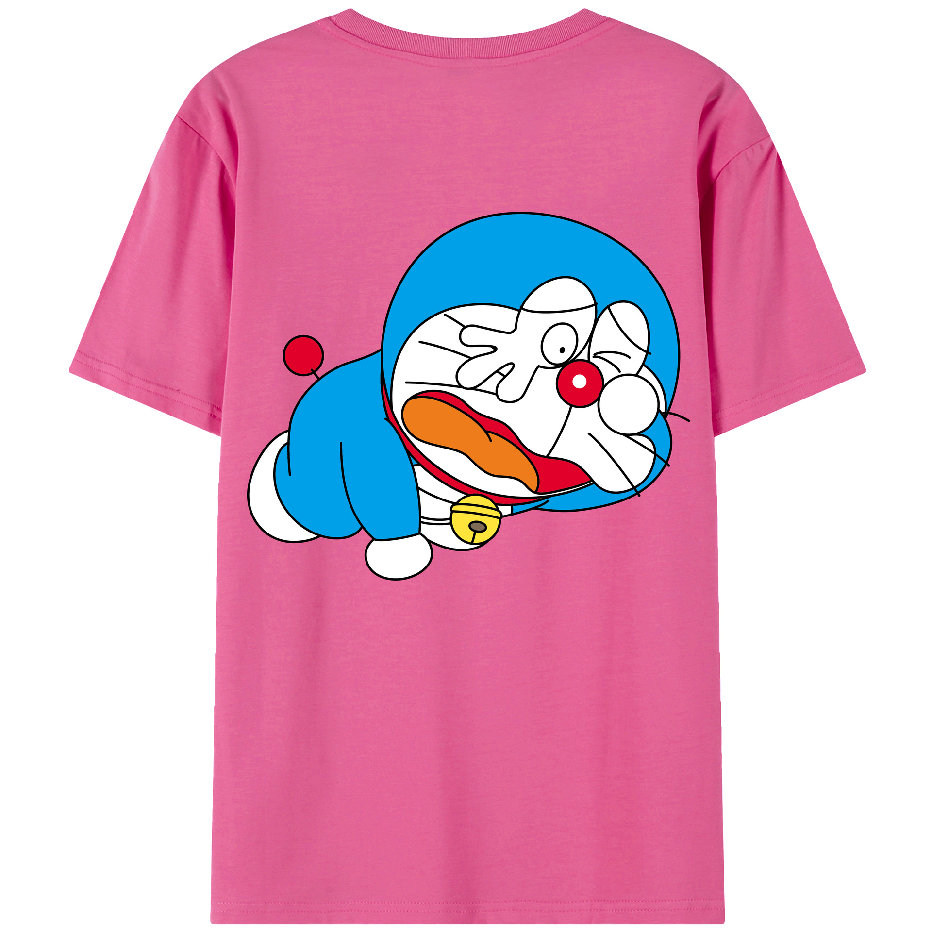 （画像用） ドラえもん Doraemon レディース半袖Tシャツ(バックプリント)