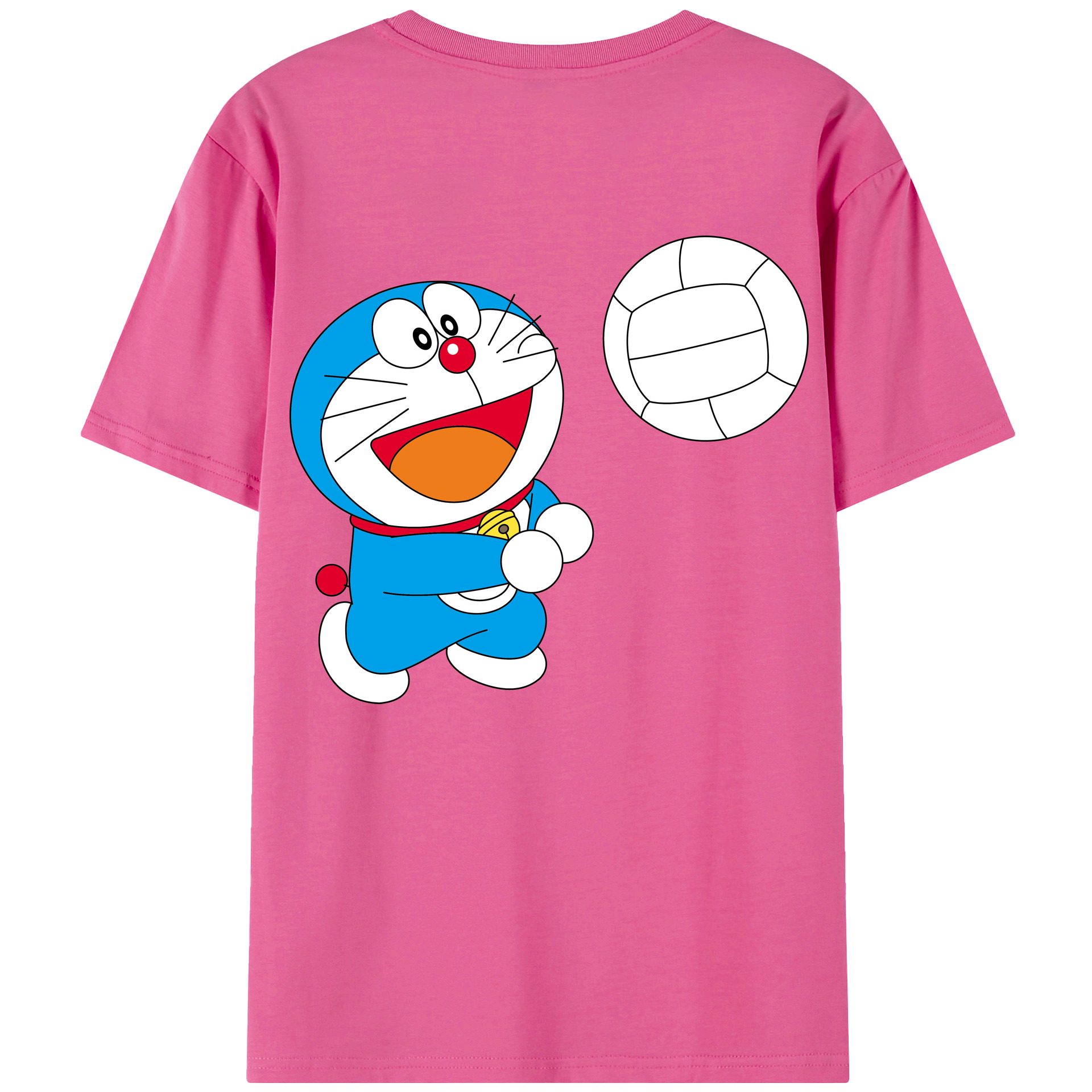 （画像用） ドラえもん Doraemon レディース半袖Tシャツ(バックプリント)