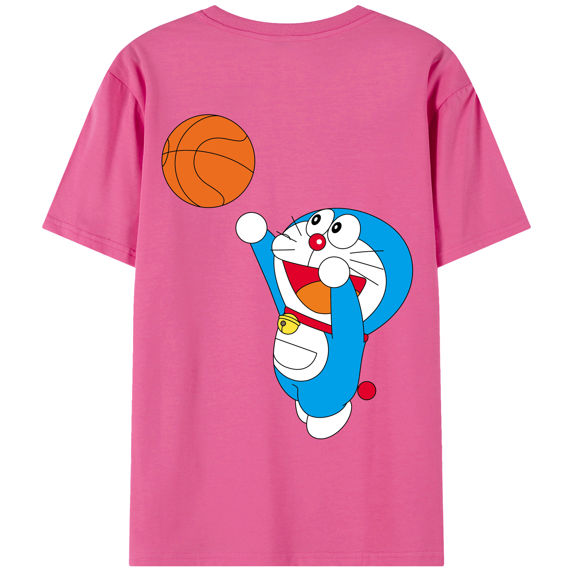 （画像用） ドラえもん Doraemon レディース半袖Tシャツ(バックプリント)