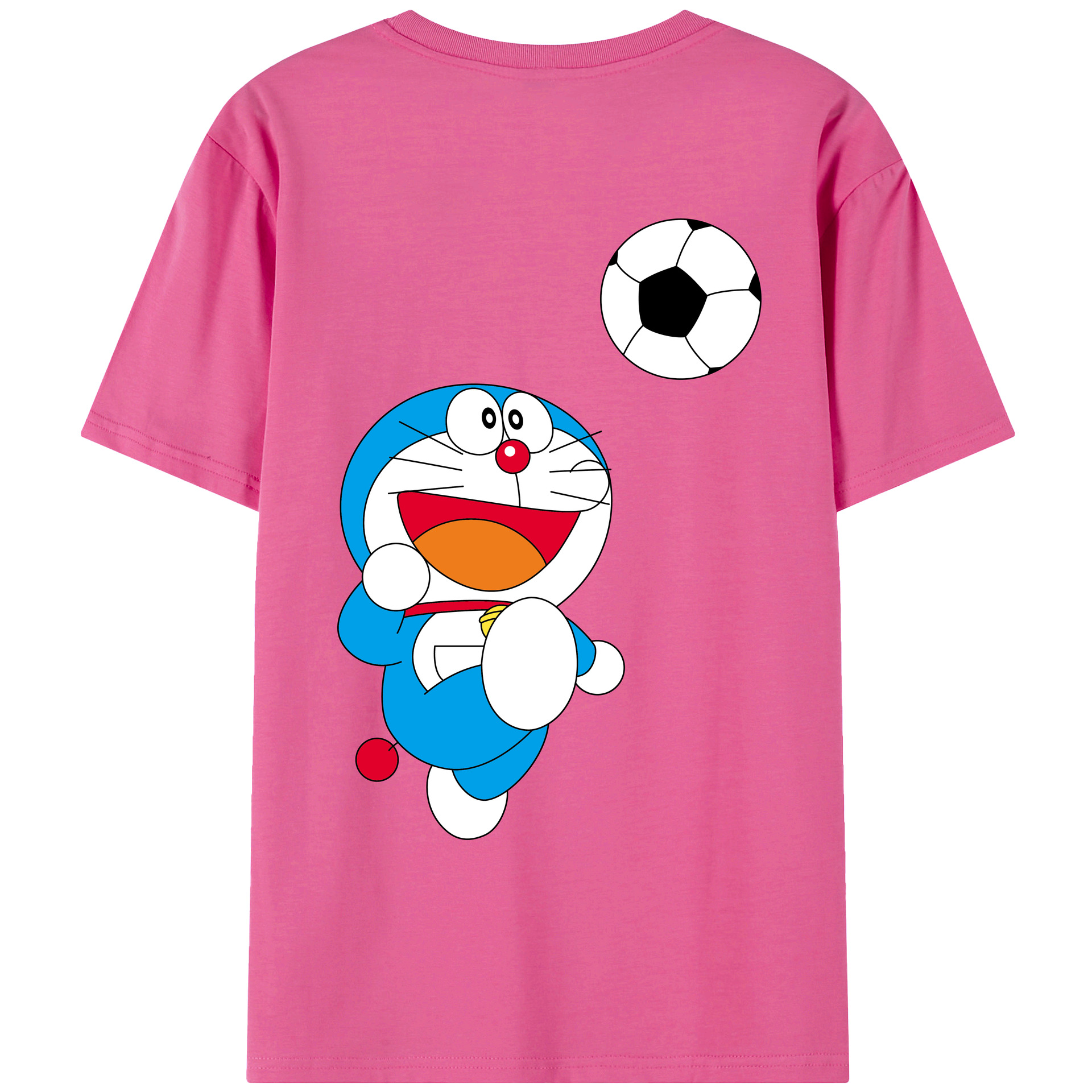 （画像用） ドラえもん Doraemon レディース半袖Tシャツ(バックプリント)