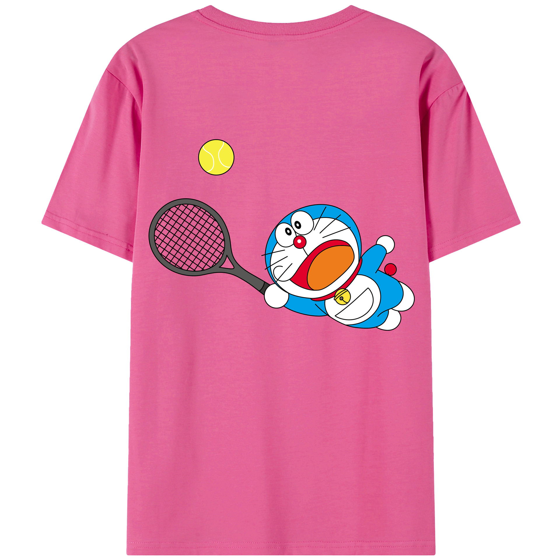 （画像用） ドラえもん Doraemon レディース半袖Tシャツ(バックプリント)