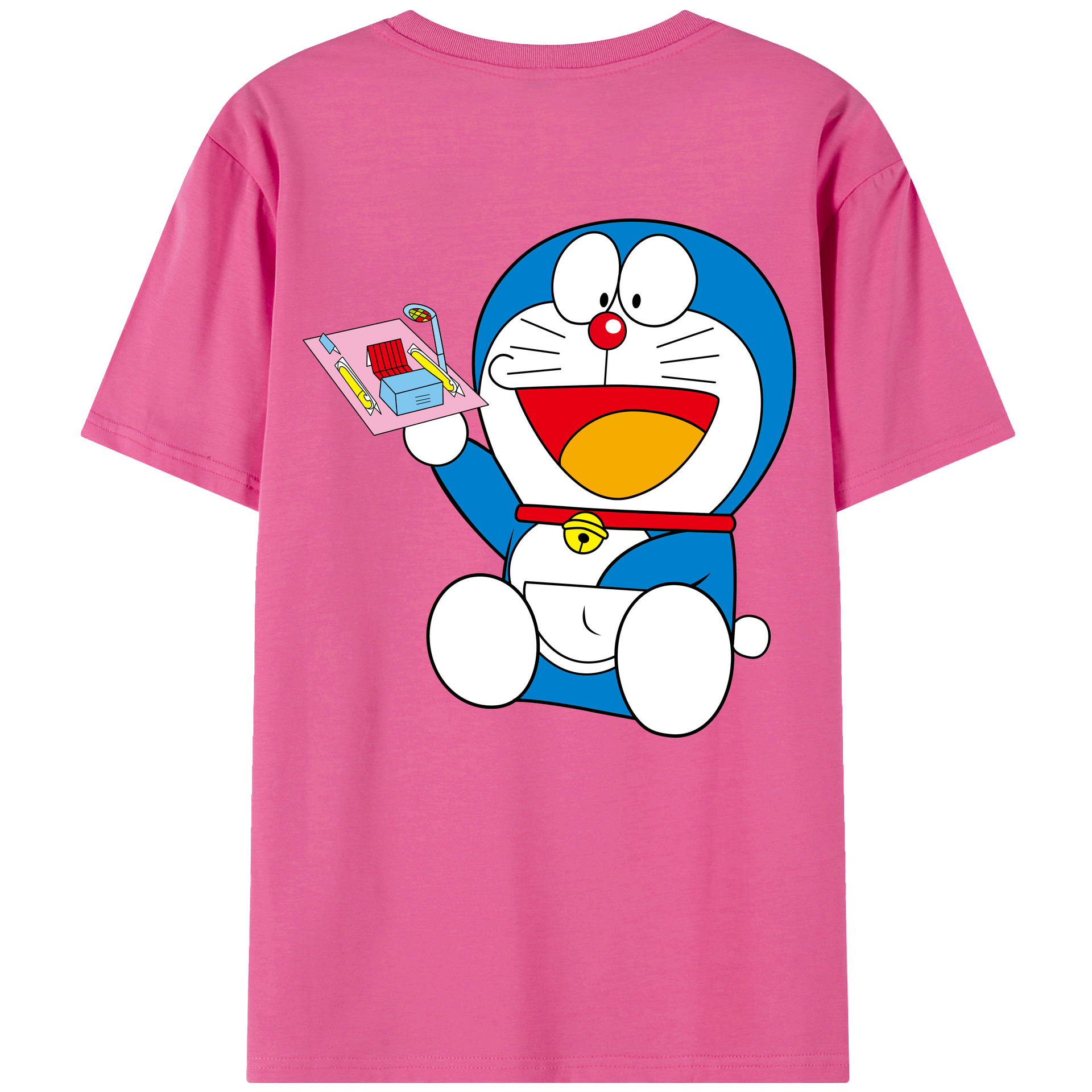 （画像用） ドラえもん Doraemon レディース半袖Tシャツ(バックプリント)