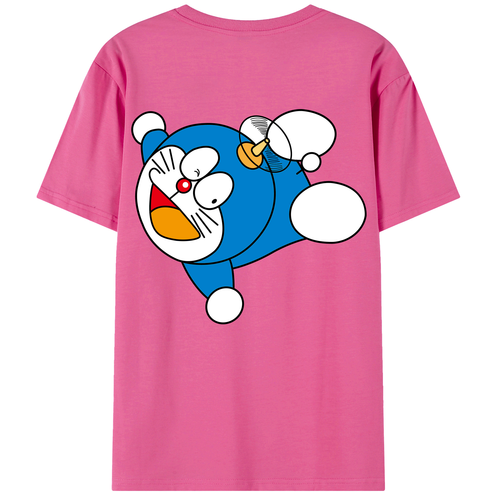 （画像用） ドラえもん Doraemon レディース半袖Tシャツ(バックプリント)