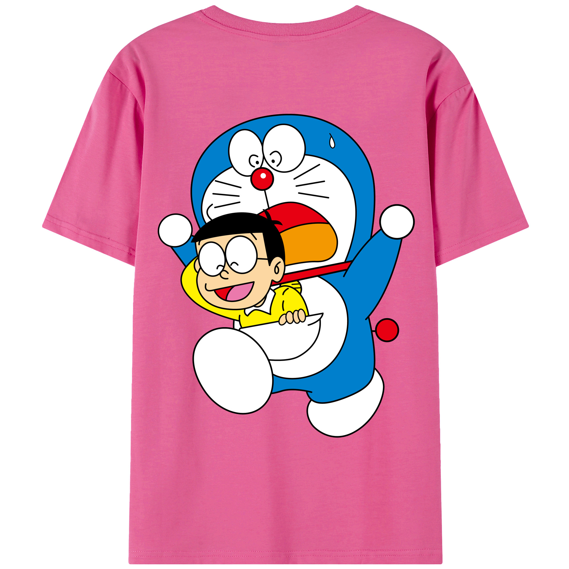 （画像用） ドラえもん Doraemon レディース半袖Tシャツ(バックプリント)