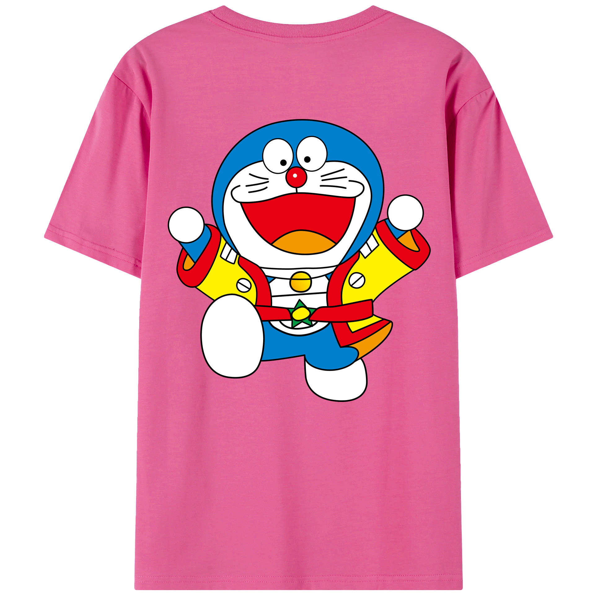 （画像用） ドラえもん Doraemon レディース半袖Tシャツ(バックプリント)