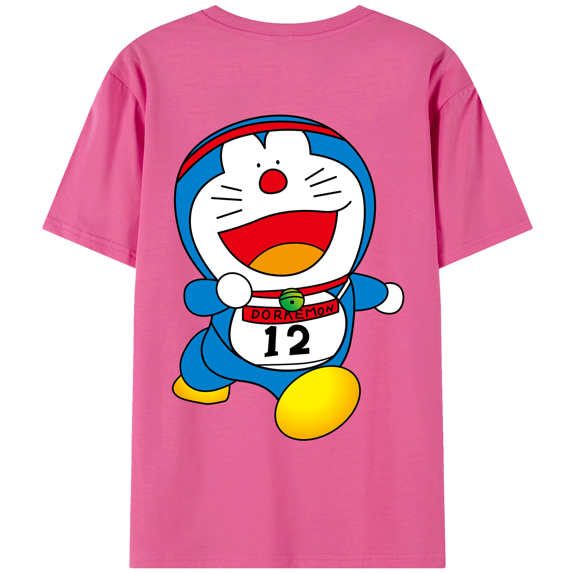 （画像用） ドラえもん Doraemon レディース半袖Tシャツ(バックプリント)