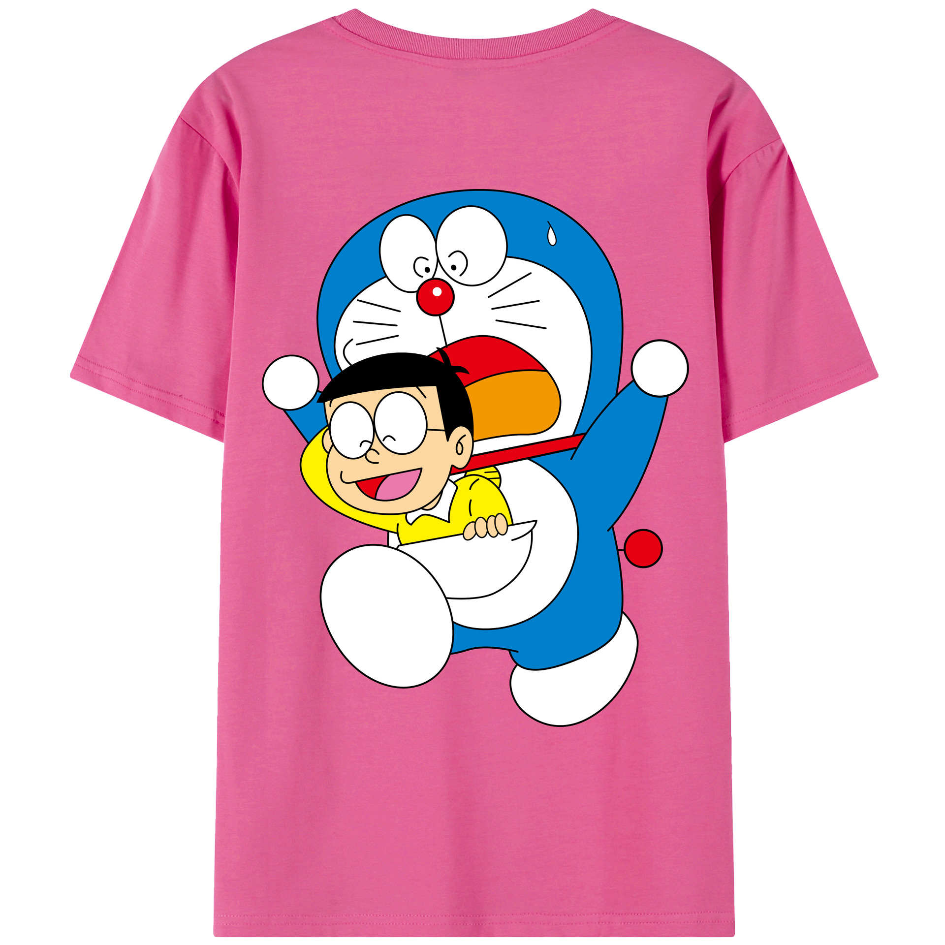 （画像用） ドラえもん Doraemon レディース半袖Tシャツ(バックプリント)