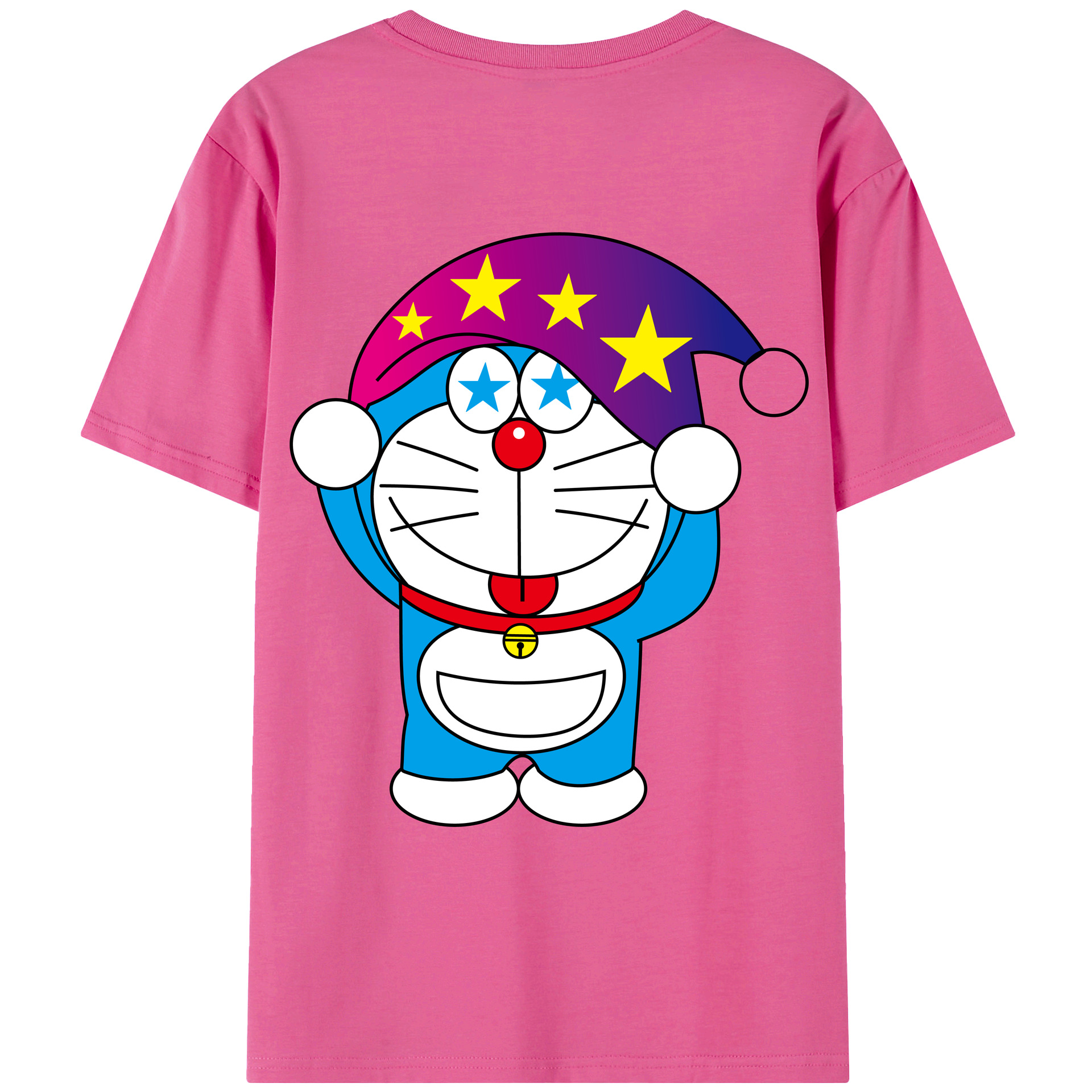 （画像用） ドラえもん Doraemon レディース半袖Tシャツ(バックプリント)