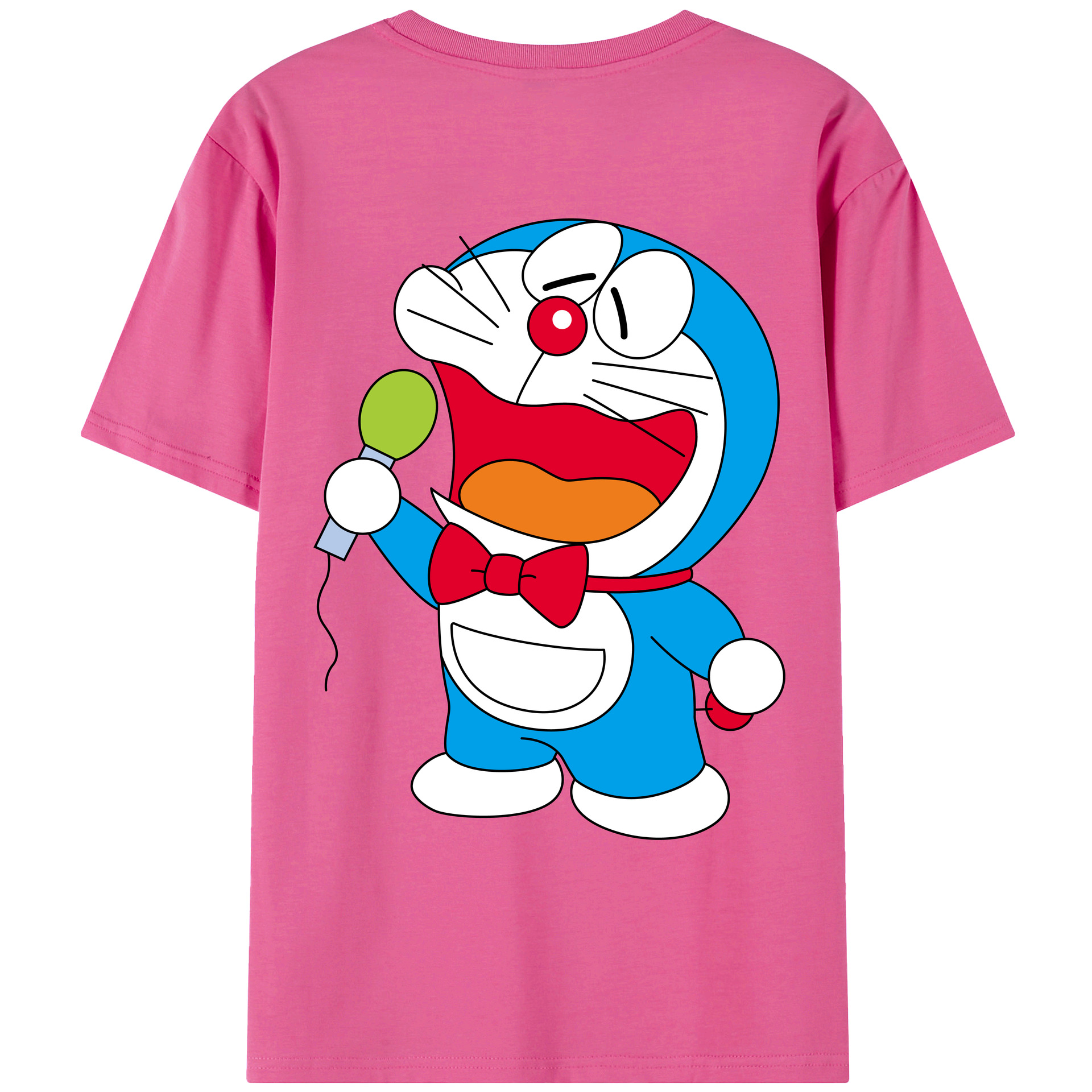 （画像用） ドラえもん Doraemon レディース半袖Tシャツ(バックプリント)