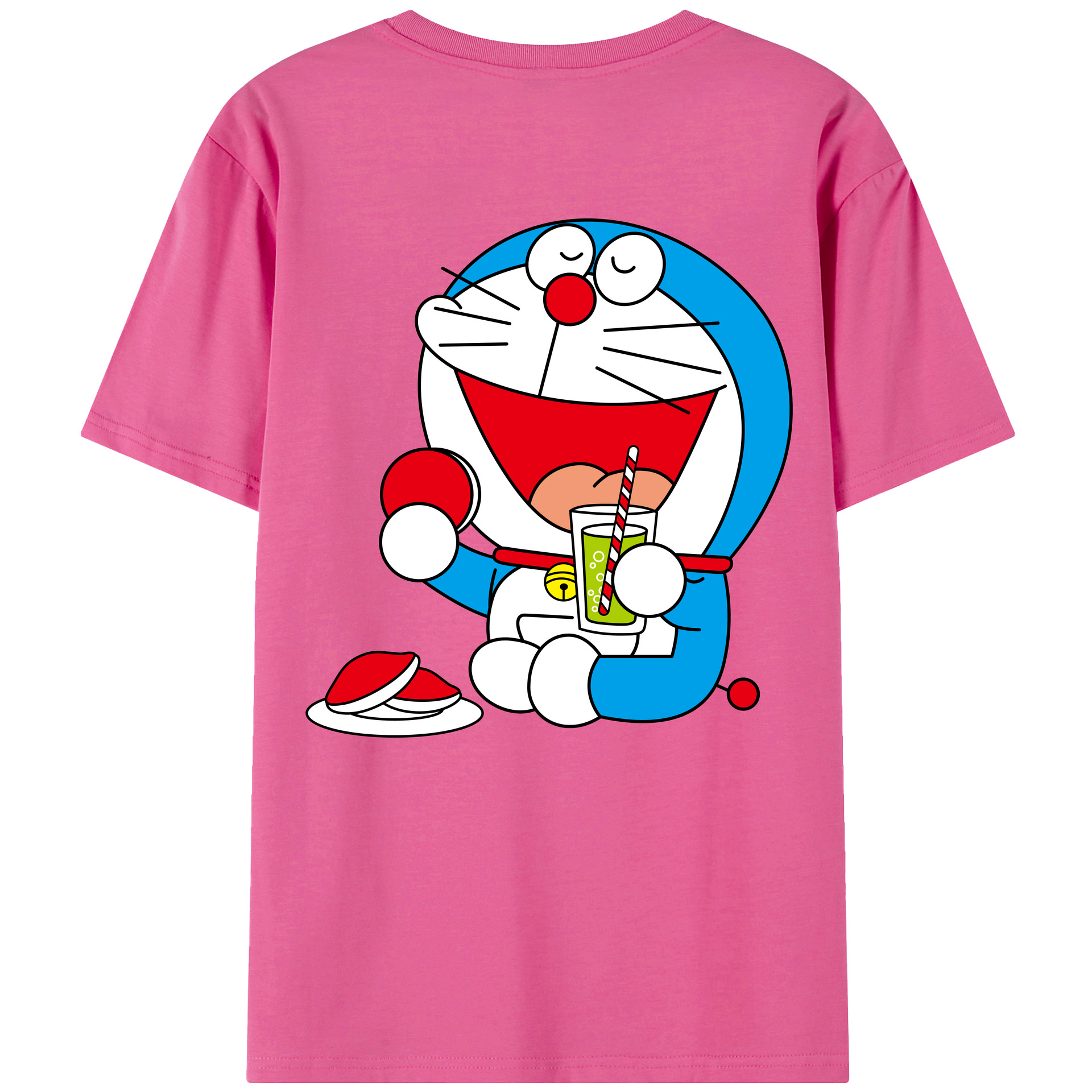 （画像用） ドラえもん Doraemon レディース半袖Tシャツ(バックプリント)