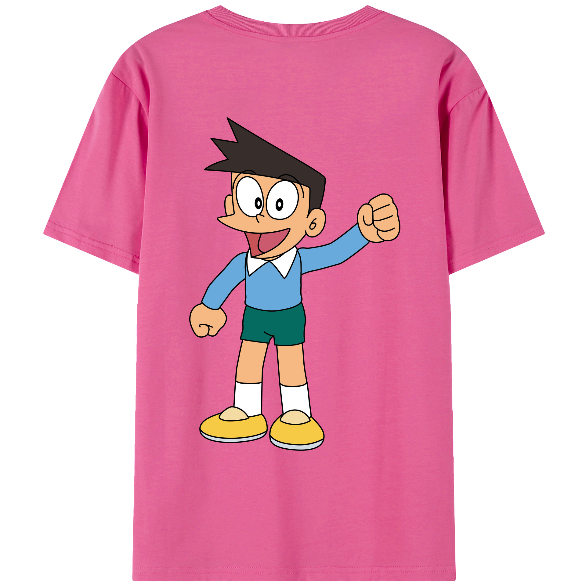 （画像用） ドラえもん 骨川 スネ夫 Doraemon Honekawa Suneo レディース半袖Tシャツ(バックプリント)