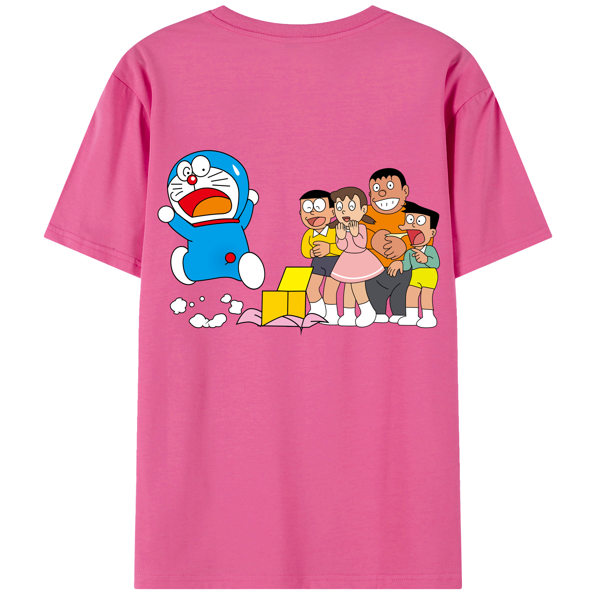 （画像用） ドラえもん 骨川 スネ夫 Doraemon Honekawa Suneo レディース半袖Tシャツ(バックプリント)