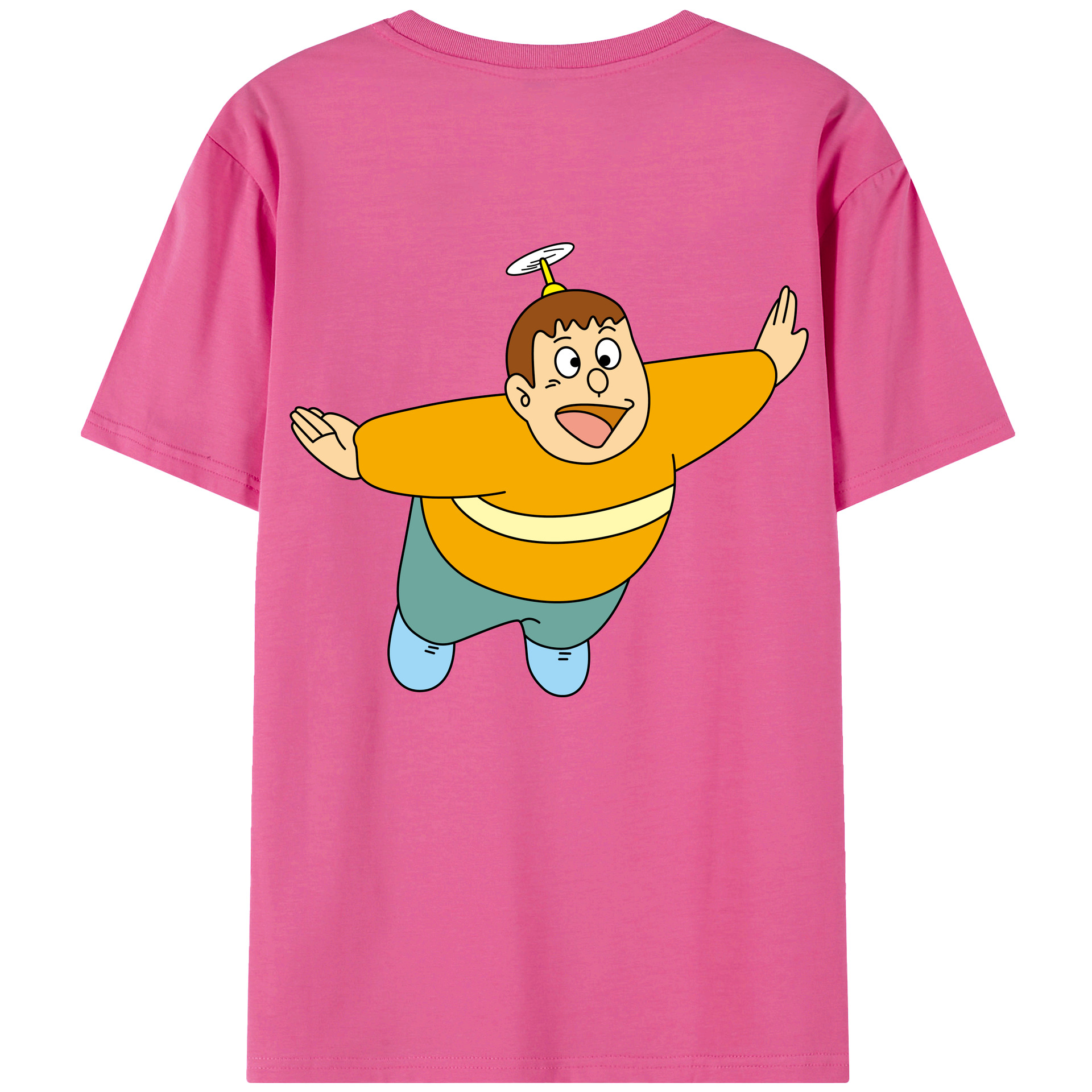 （画像用） ドラえもん 剛田武 Doraemon Gouta Takeshi レディース半袖Tシャツ(バックプリント)