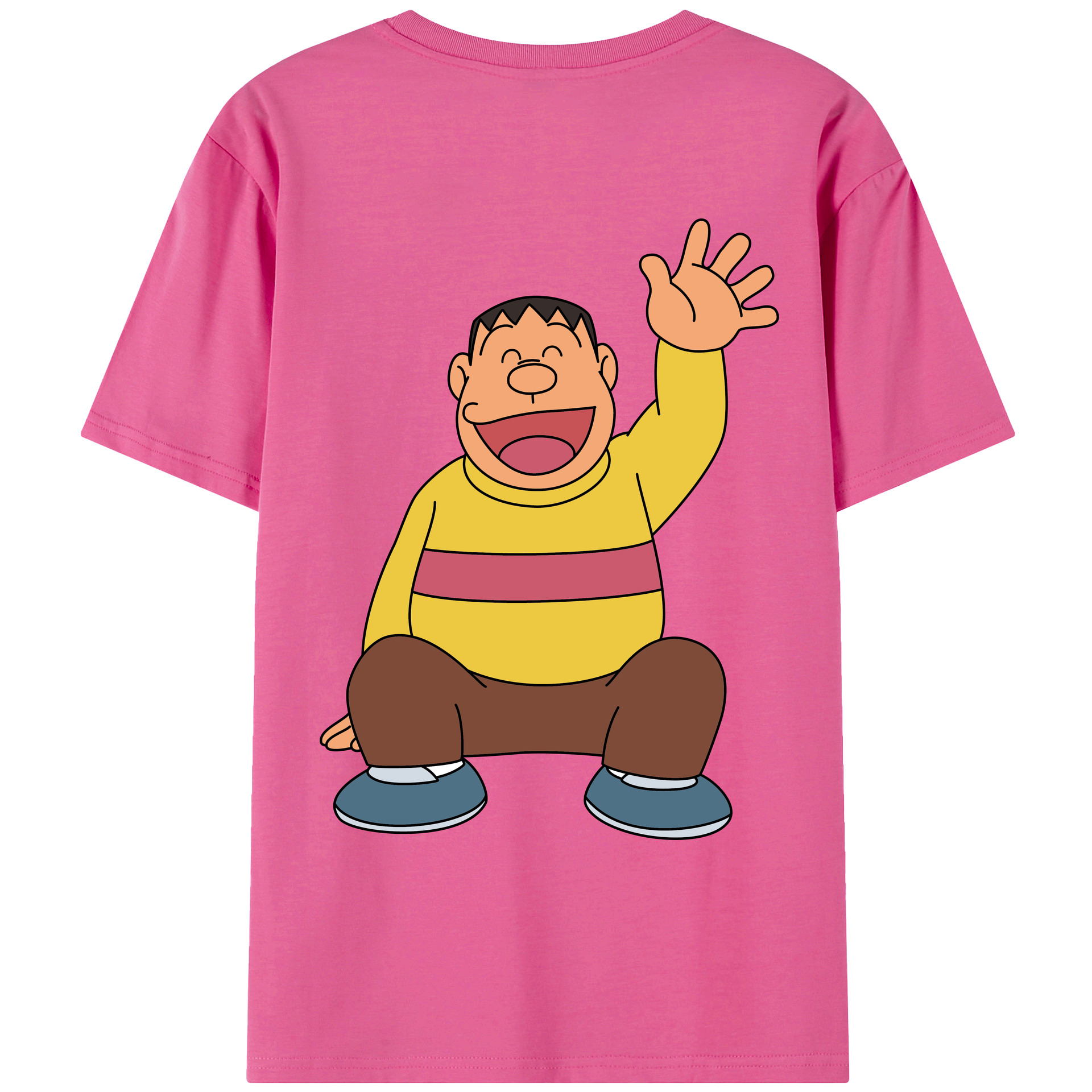（画像用） ドラえもん 剛田武 Doraemon Gouta Takeshi レディース半袖Tシャツ(バックプリント)
