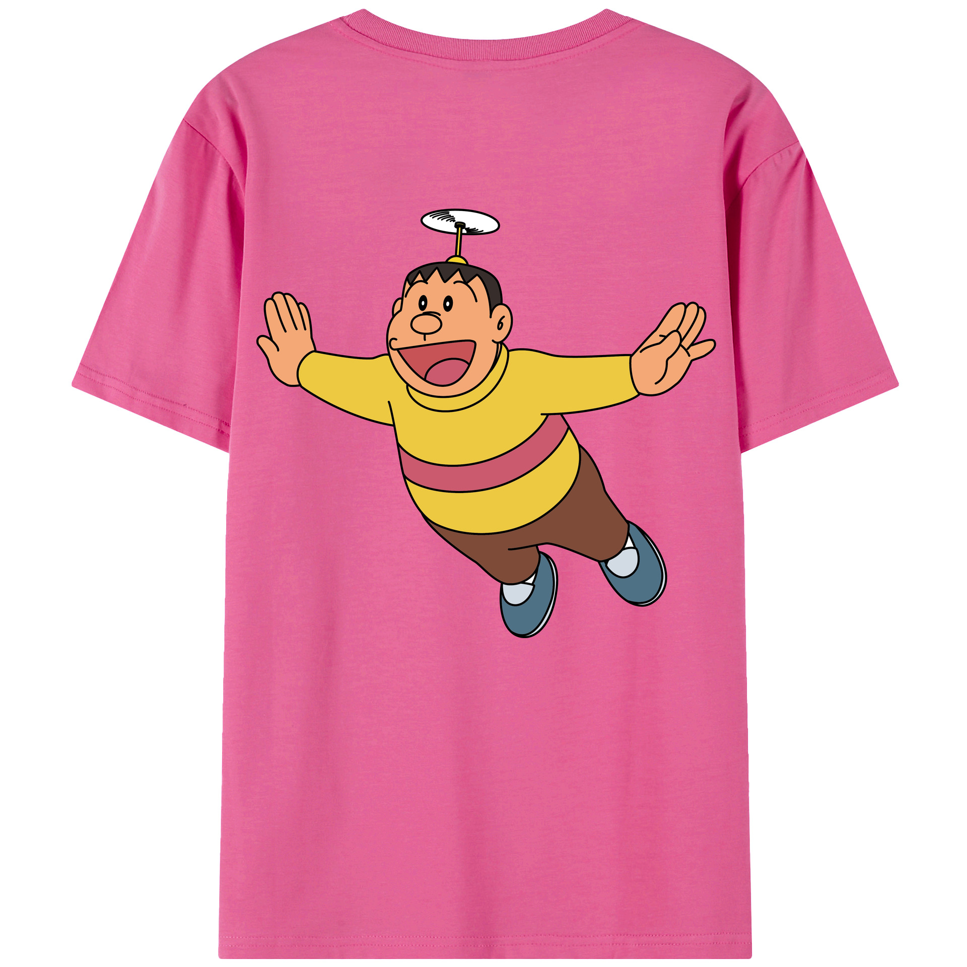 （画像用） ドラえもん 剛田武 Doraemon Gouta Takeshi レディース半袖Tシャツ(バックプリント)