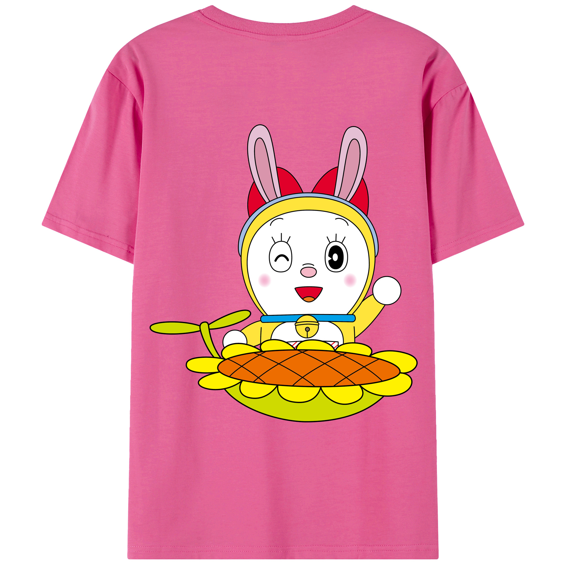 （画像用） ドラえもん ドラミ Doraemon Dorami レディース半袖Tシャツ(バックプリント)