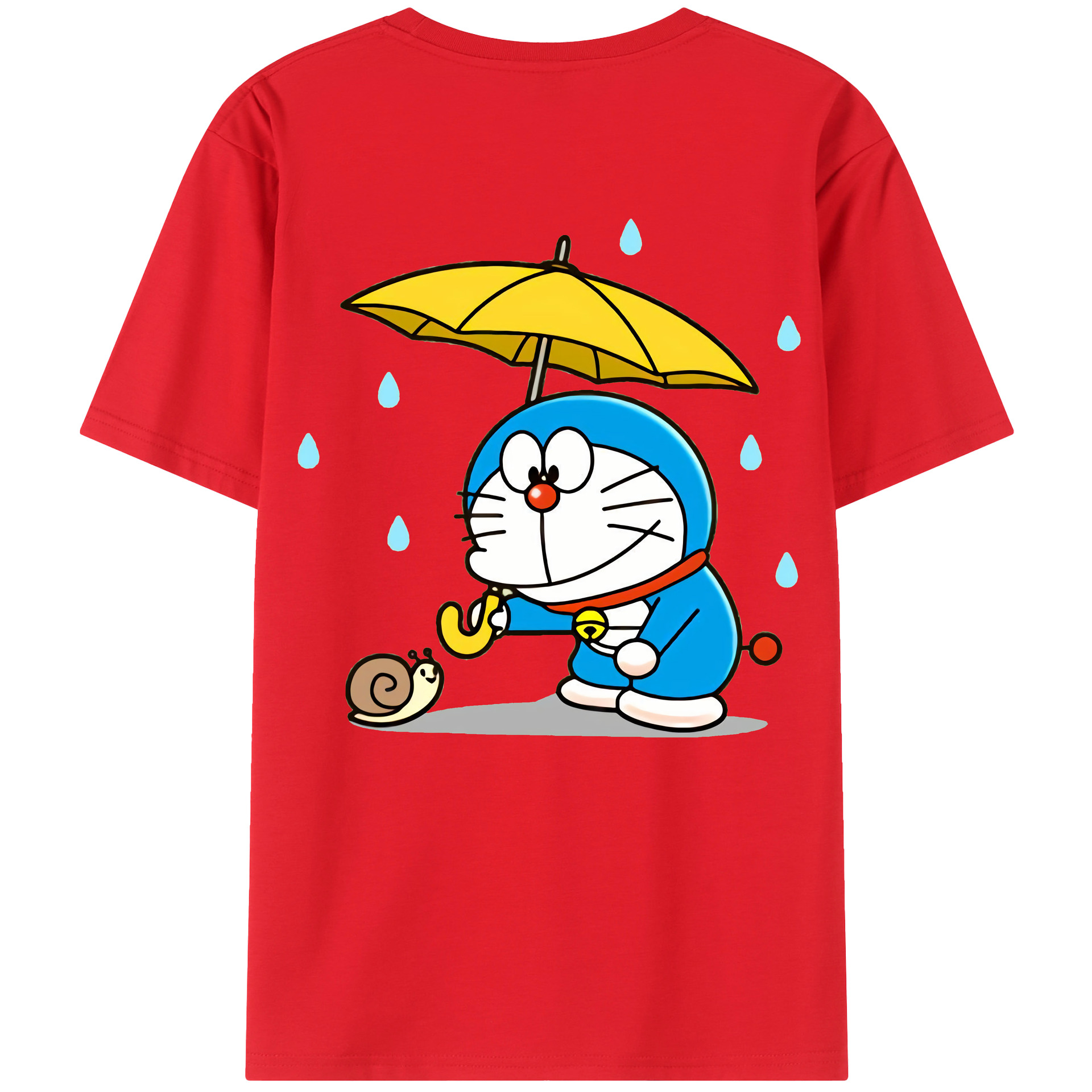 （画像用） ドラえもん Doraemon レディース半袖Tシャツ(バックプリント)