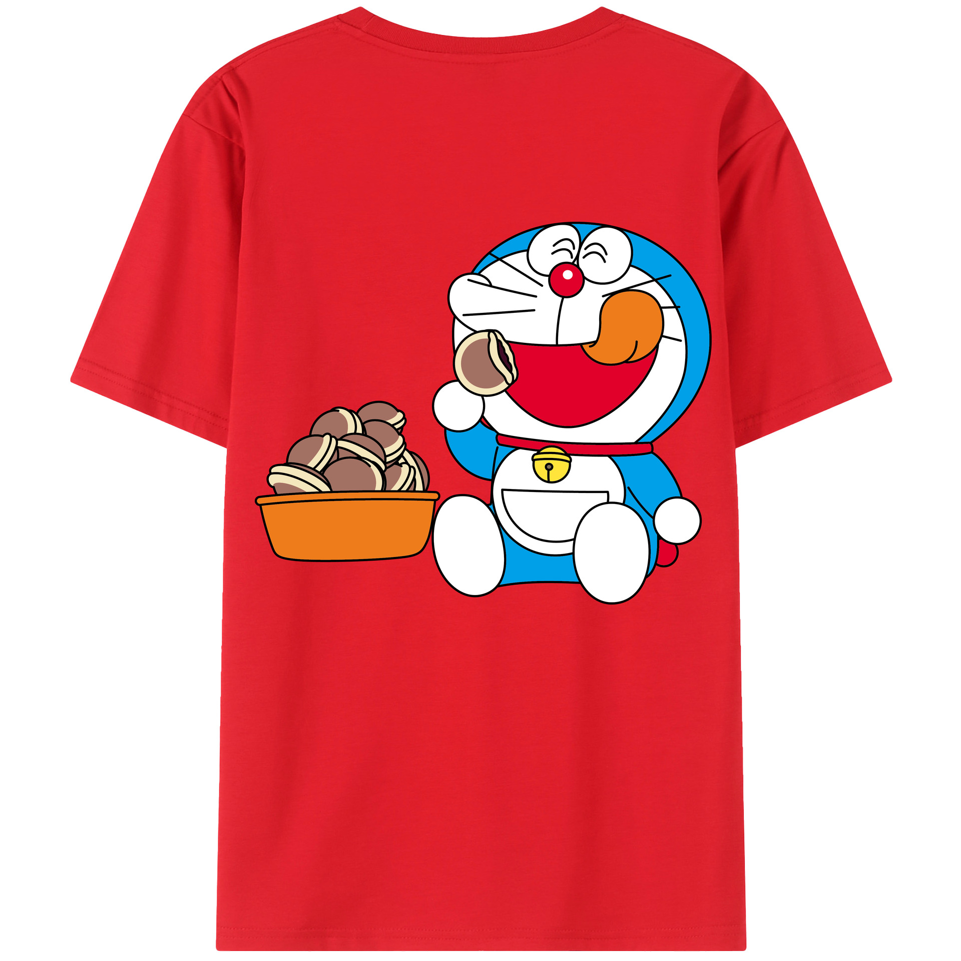 （画像用） ドラえもん Doraemon レディース半袖Tシャツ(バックプリント)