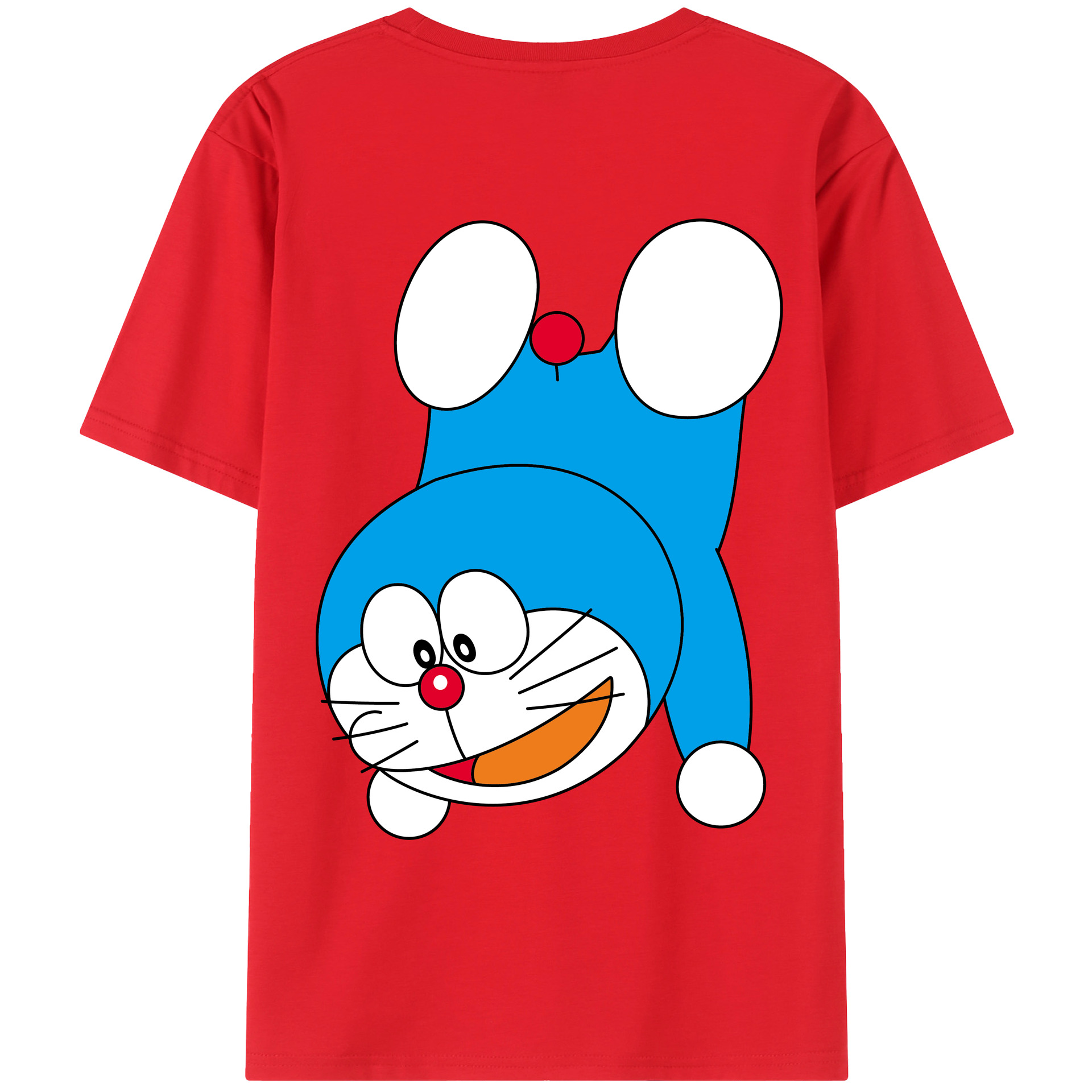 （画像用） ドラえもん Doraemon レディース半袖Tシャツ(バックプリント)