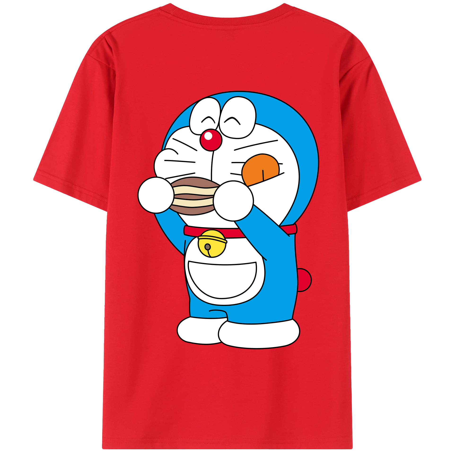（画像用） ドラえもん Doraemon レディース半袖Tシャツ(バックプリント)