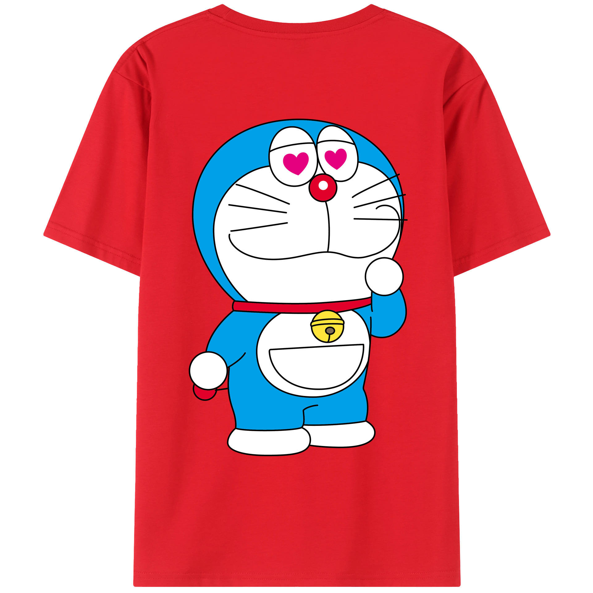 （画像用） ドラえもん Doraemon レディース半袖Tシャツ(バックプリント)