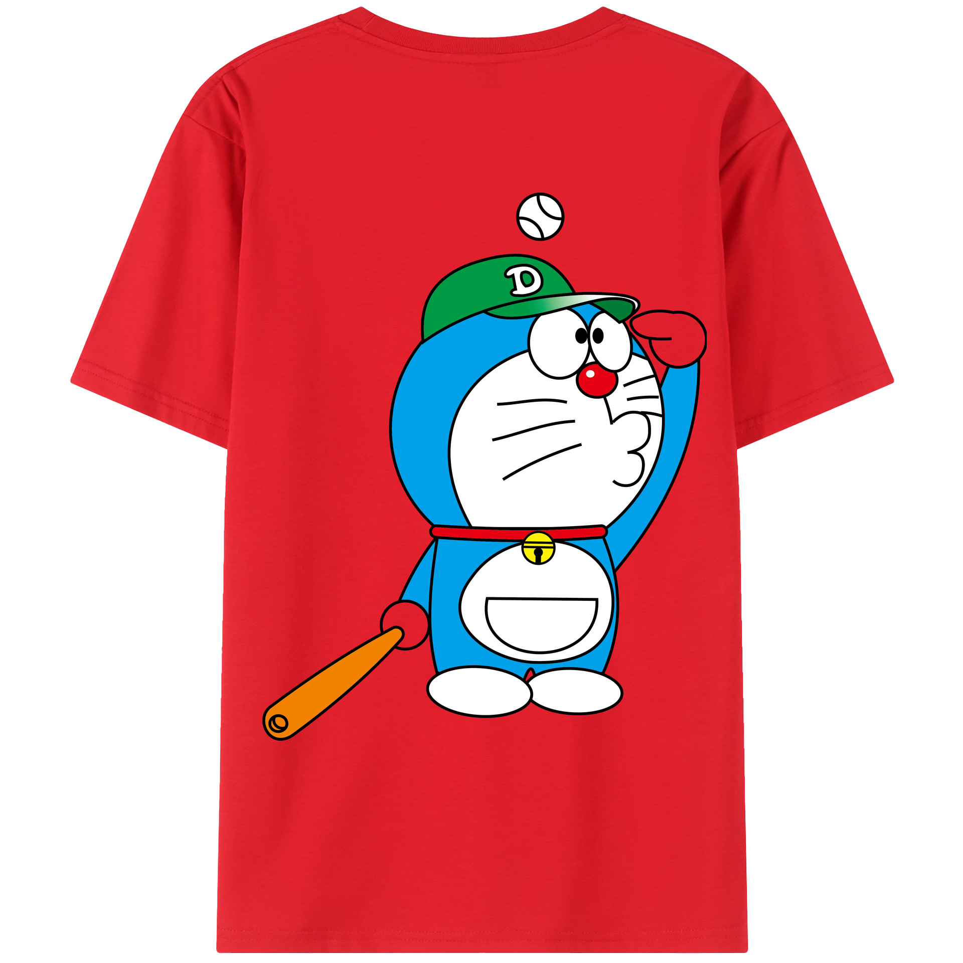 （画像用） ドラえもん Doraemon レディース半袖Tシャツ(バックプリント)
