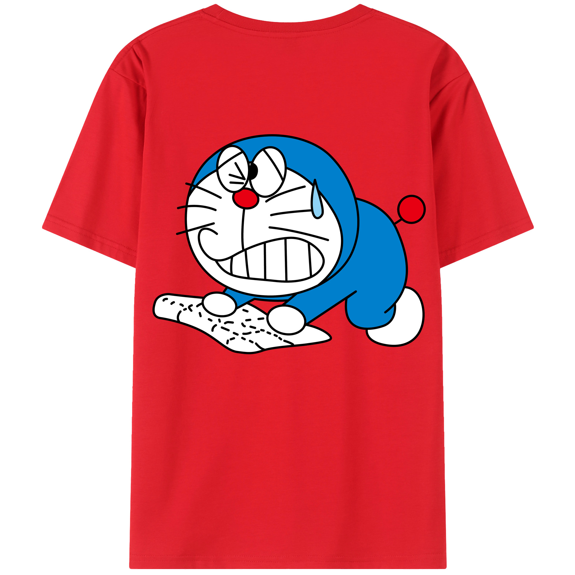 （画像用） ドラえもん Doraemon レディース半袖Tシャツ(バックプリント)