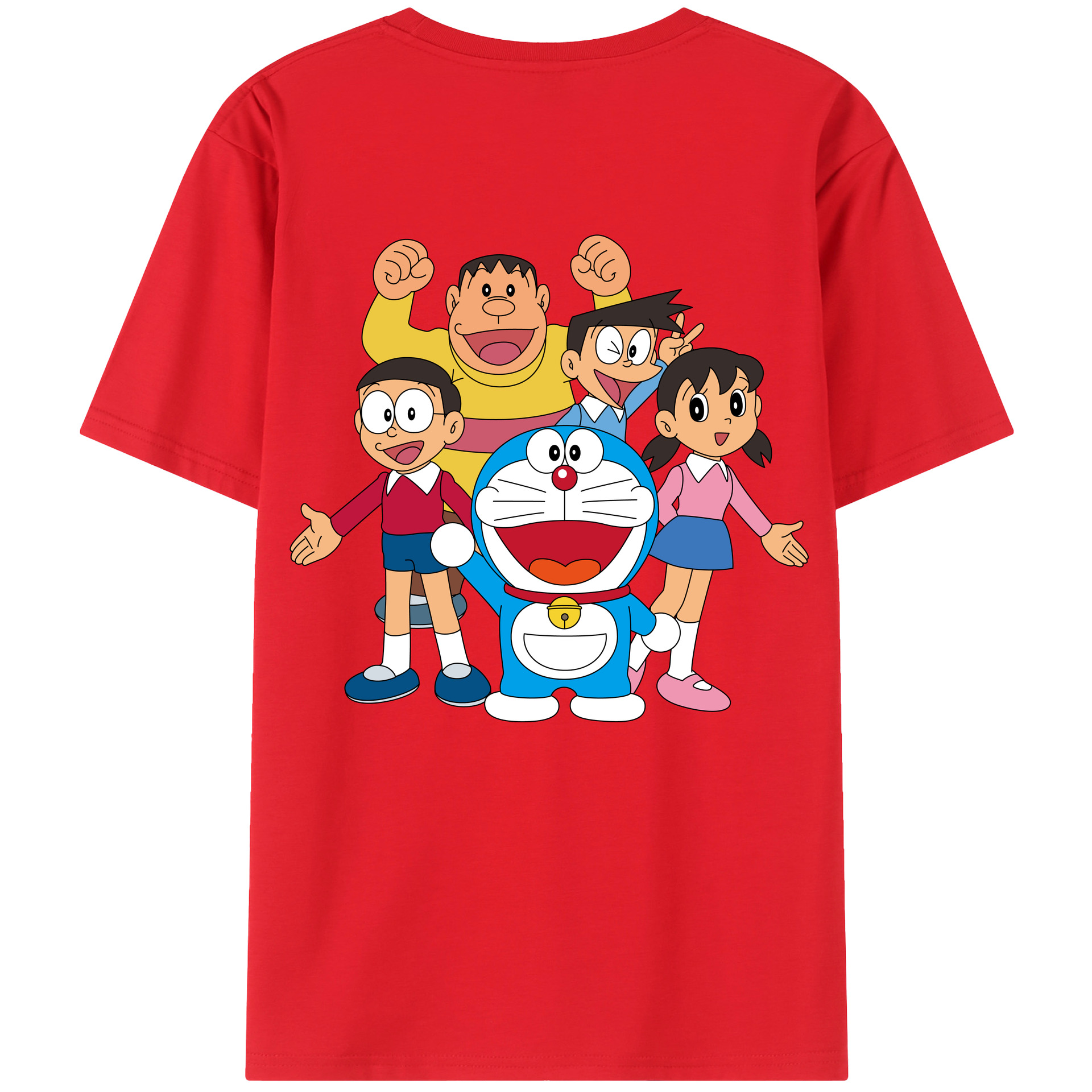 （画像用） ドラえもん 骨川 スネ夫 Doraemon Honekawa Suneo レディース半袖Tシャツ(バックプリント)